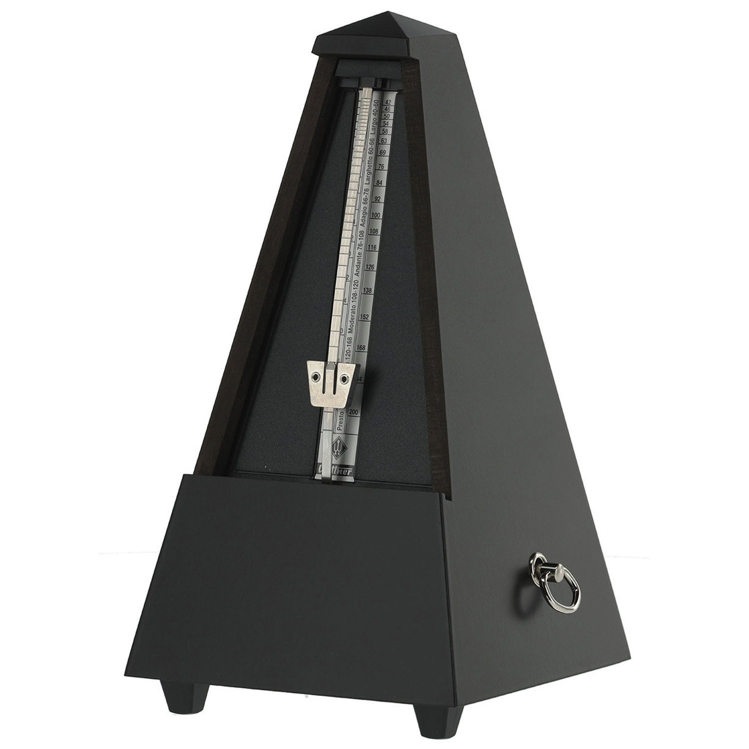 Wittner Metronom Wittner Metronom 806M mechanisch aus Holz matt-schwarz, aufziehbar