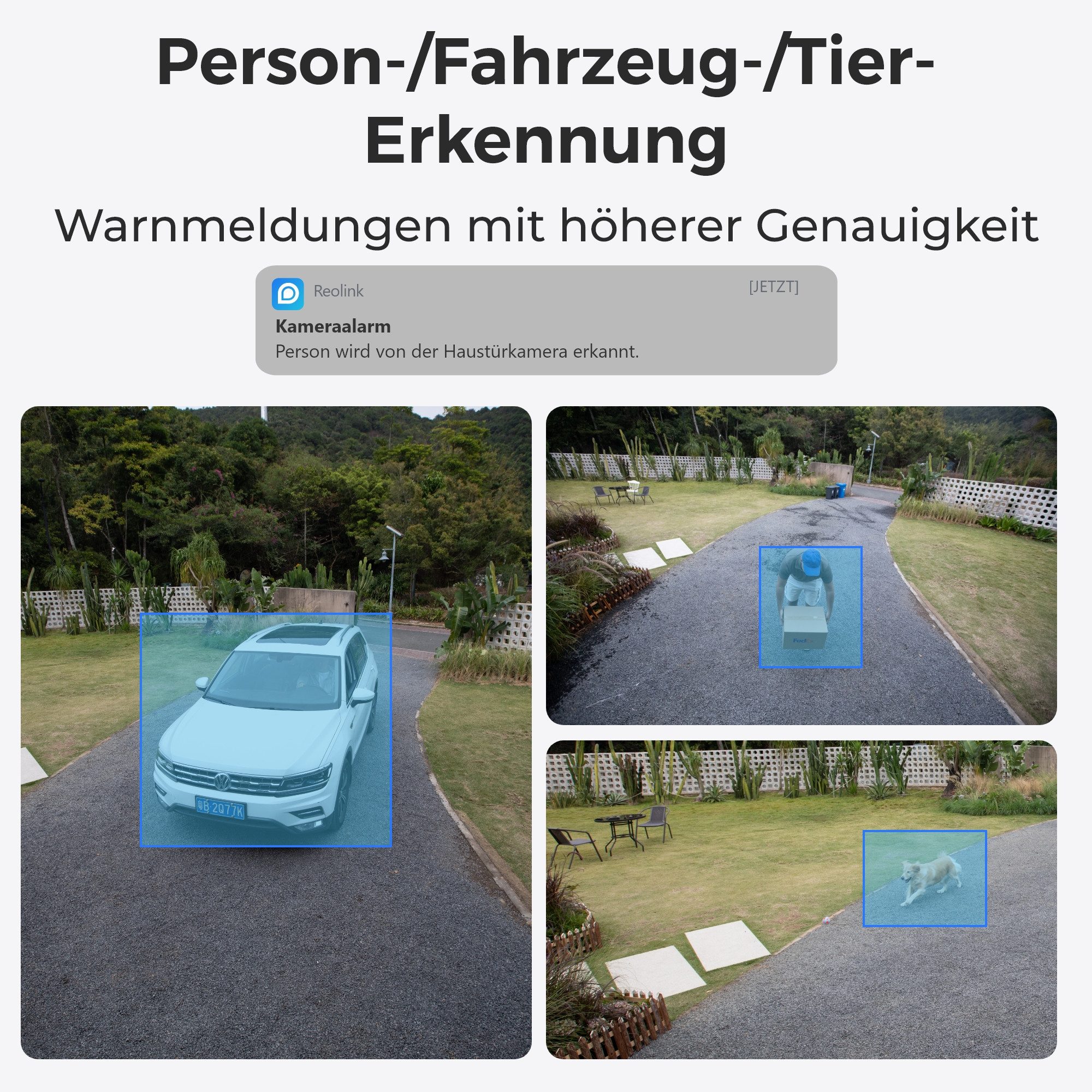 Reolink Überwachungskamera RLC-843A, 4K PoE IK10 Kamera (Innenbereich, Außenbereich, 5X optischer Zoom,2-Wege-Audio,Farbige Nachtsicht,IK10 Vandalismus) – Bild 4 von 5