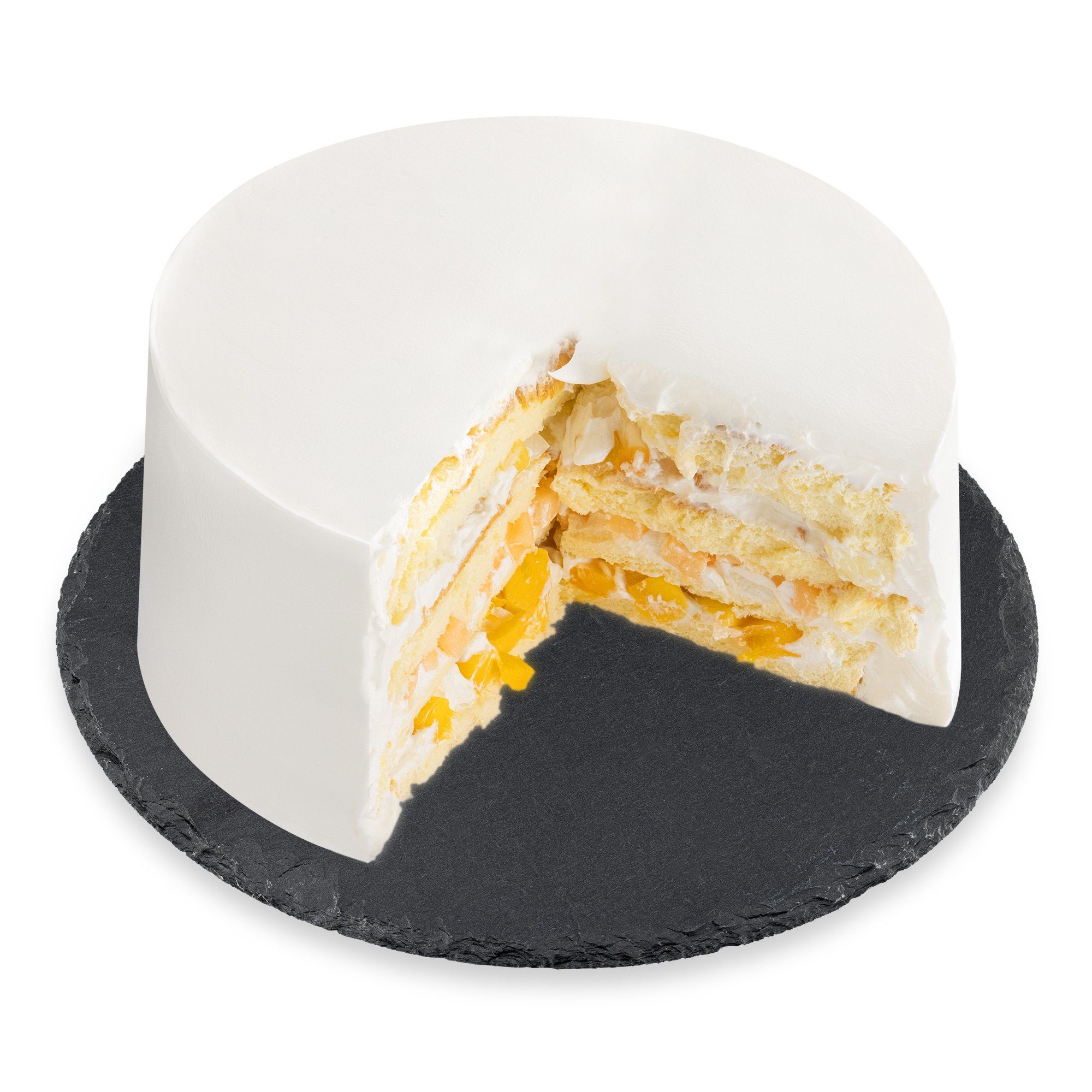 Navaris Servierplatte Drehteller aus Schiefer Ø 30 cm - drehbare Schieferplatte rund -, Schiefer, (1-tlg)