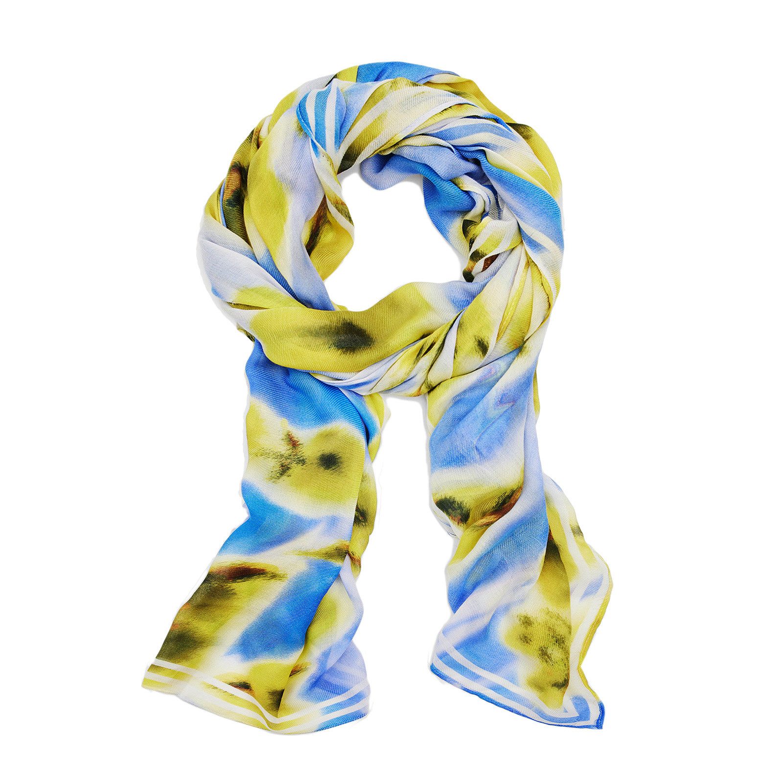 Desigual Halstuch Damen Halstuch Tuch Schal Fou Floral Rectangle 24SAWA38/5029