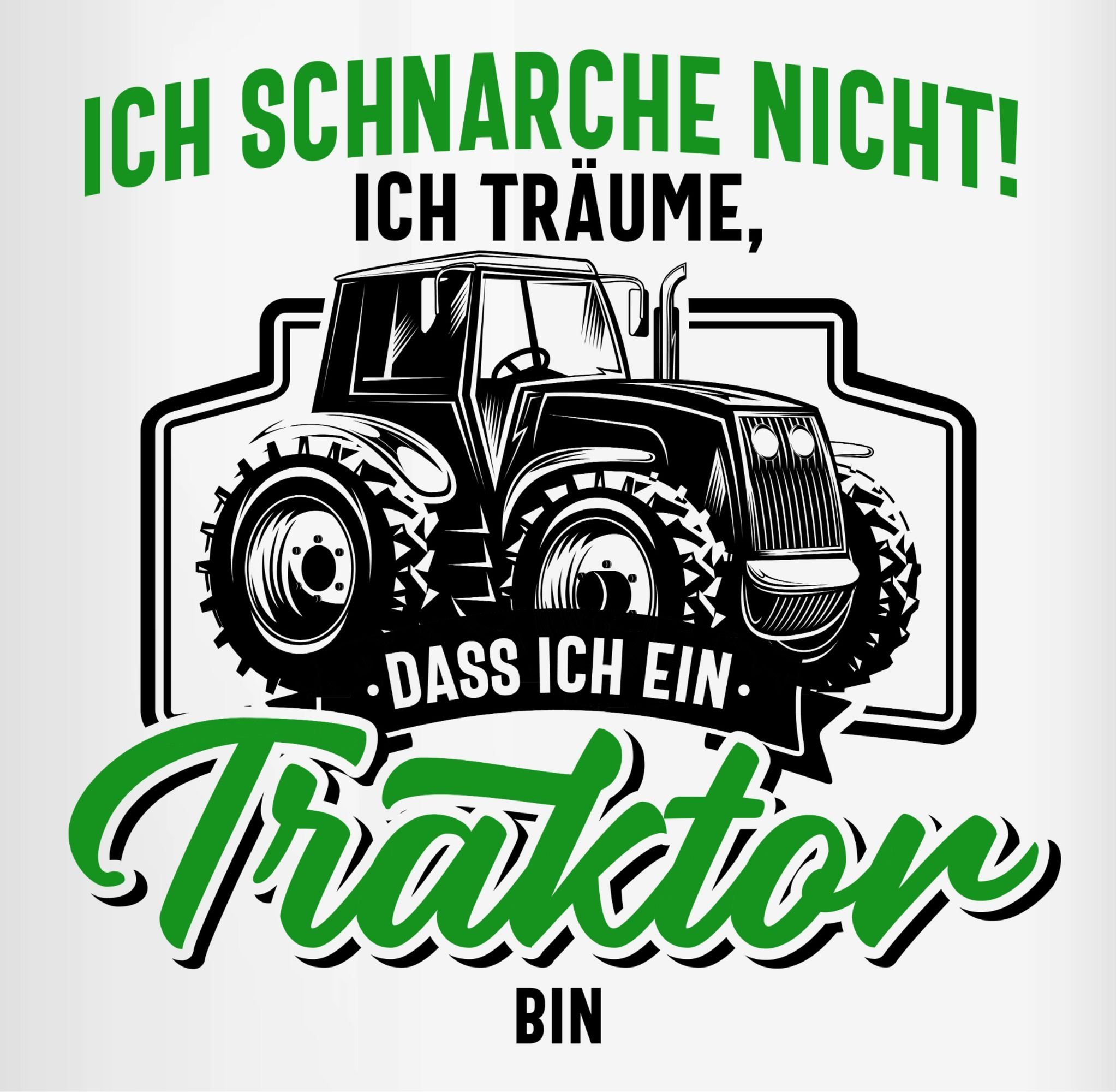 nicht bunt, träume bin dass Ich Bordeauxrot ein ich schnarche schwarz Keramik, ich Traktor 3 Traktor Shirtracer Tasse