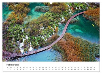 CALVENDO Wandkalender Malerisches Kroatien (Premium, hochwertiger DIN A2 Wandkalender 2023, Kunstdruck in Hochglanz)