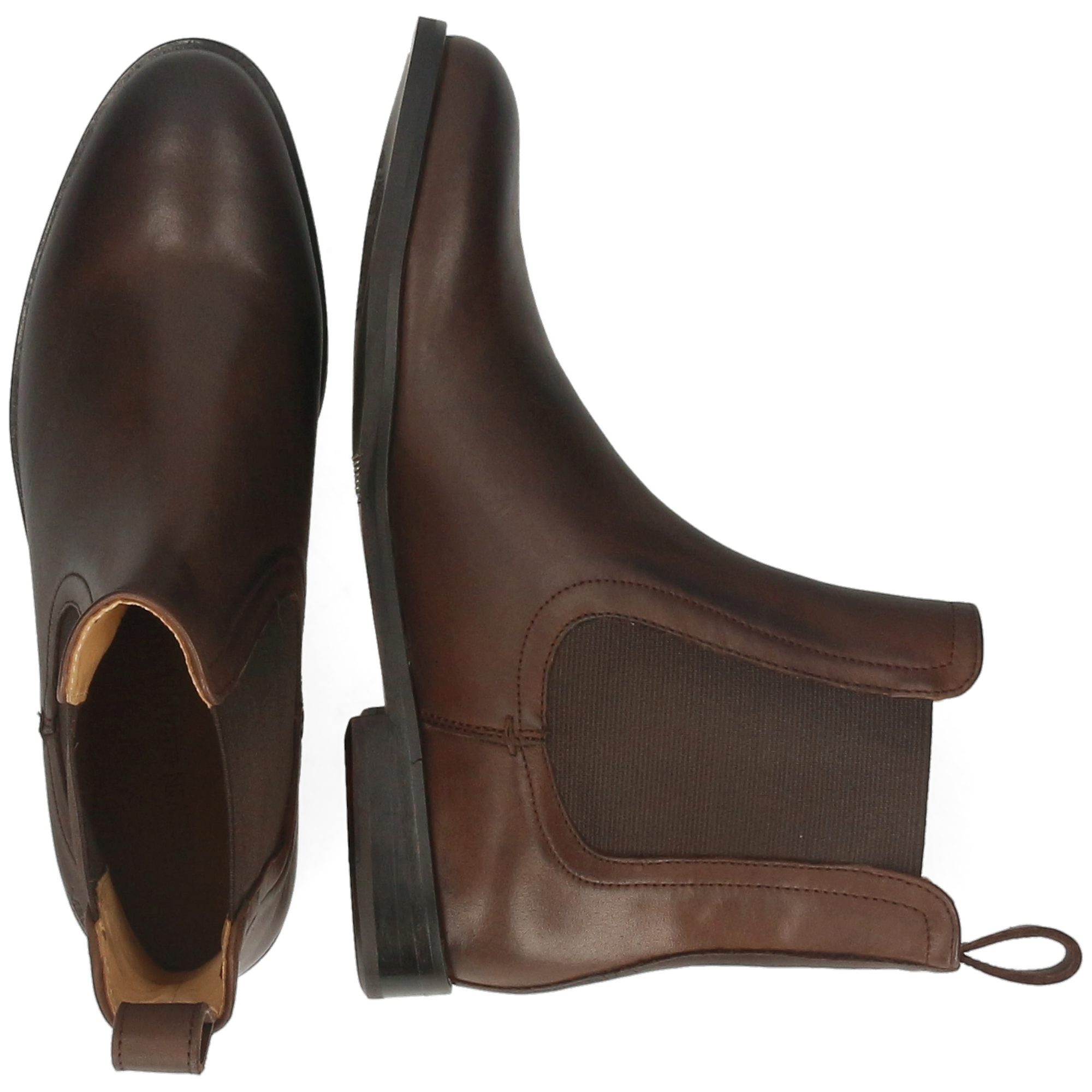 Melvin & Hamilton Susan 100 Leder-Chelsea Boots für Damen Stiefelette Flache Absätze, Echtes Leder