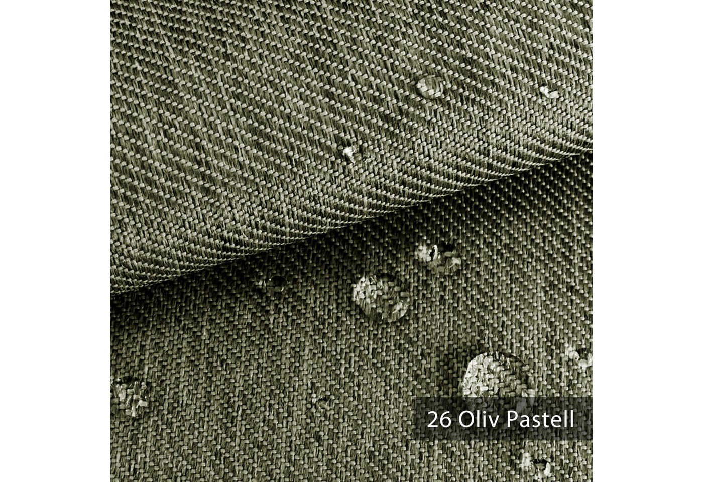Thumbnail - novely® Stoff OXFORD 350D Outdoor-Stoff Leinen-Look Mélange Polsterstoff, Wasserabweisend, Outdoor, Meterware, 1lfm