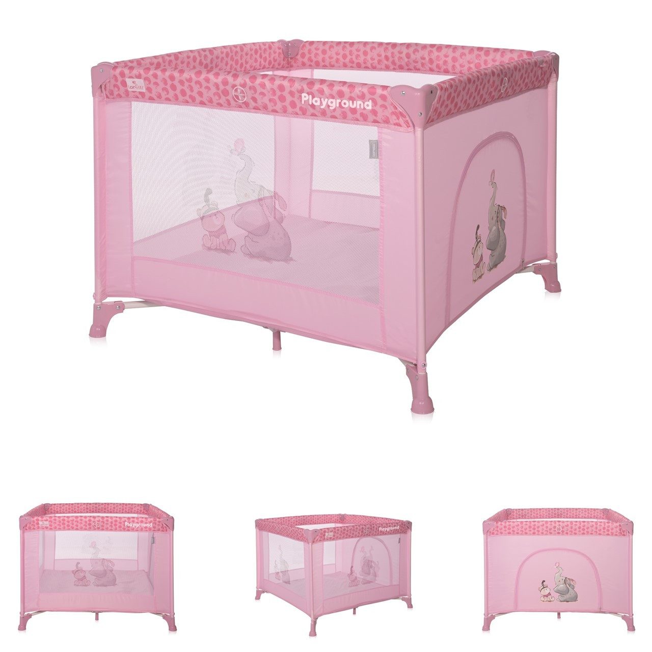Lorelli Laufstall Reiselaufstall Playground, faltbar seitliche Öffnung Matratze Tragetasche