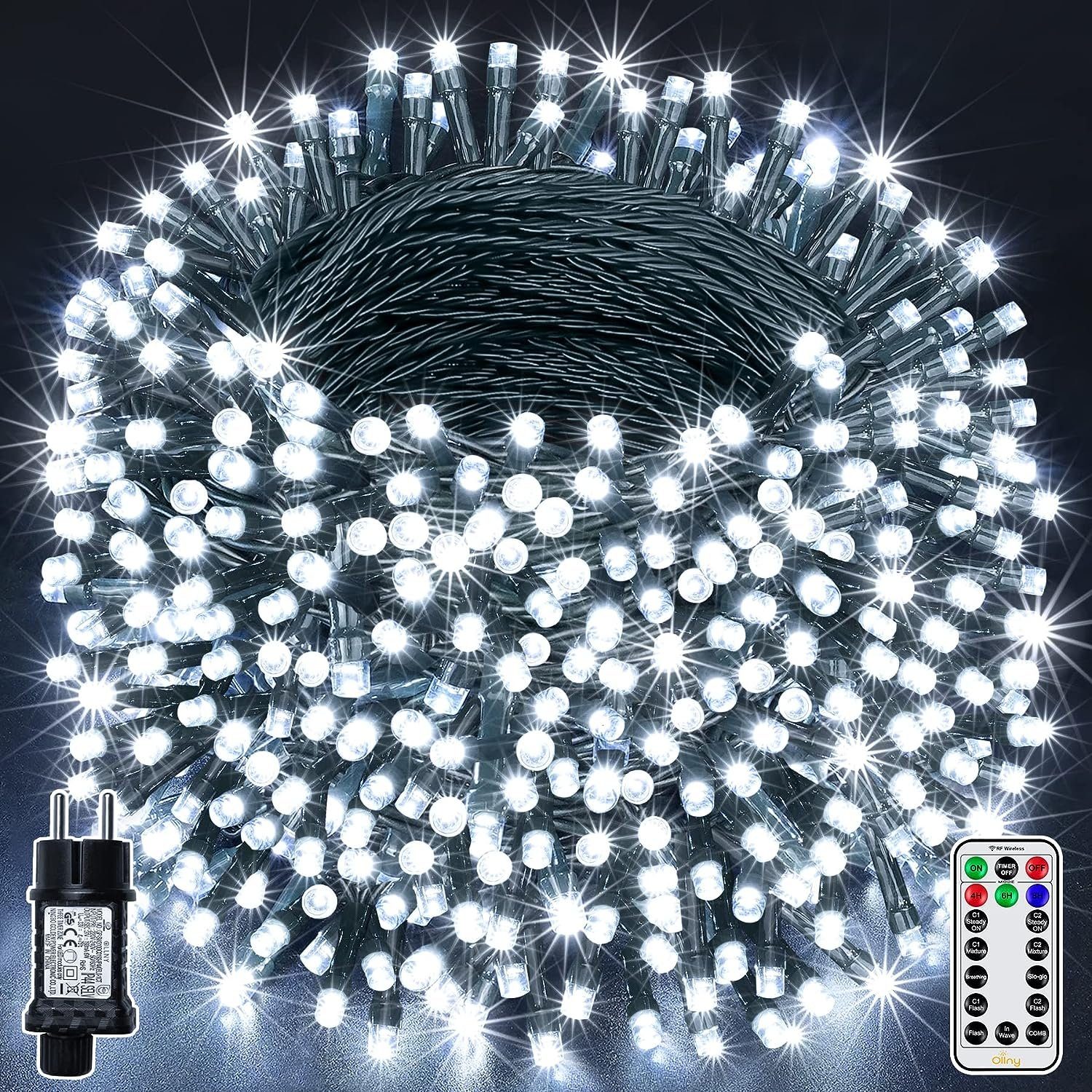 Diyarts LED-Lichterkette, 500-flammig, 8 Modi und günstig online kaufen
