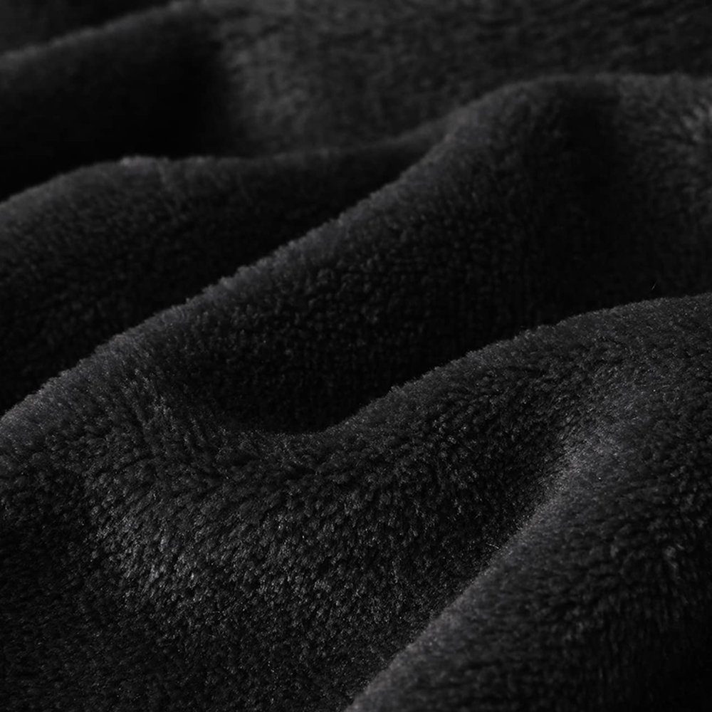 decke Sofa Decke, Schwarz( Wohndecke Grau GelldG - Warme 200*230) Flauschig Fleece Decke Kuscheldecke