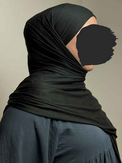 HIJABIFY Hijab Easy Hijab mit integrierter unter Tuch (antirutsch) Jersey-Stoff 2 in 1 Hijab/ Hidschab/ Kopftuch