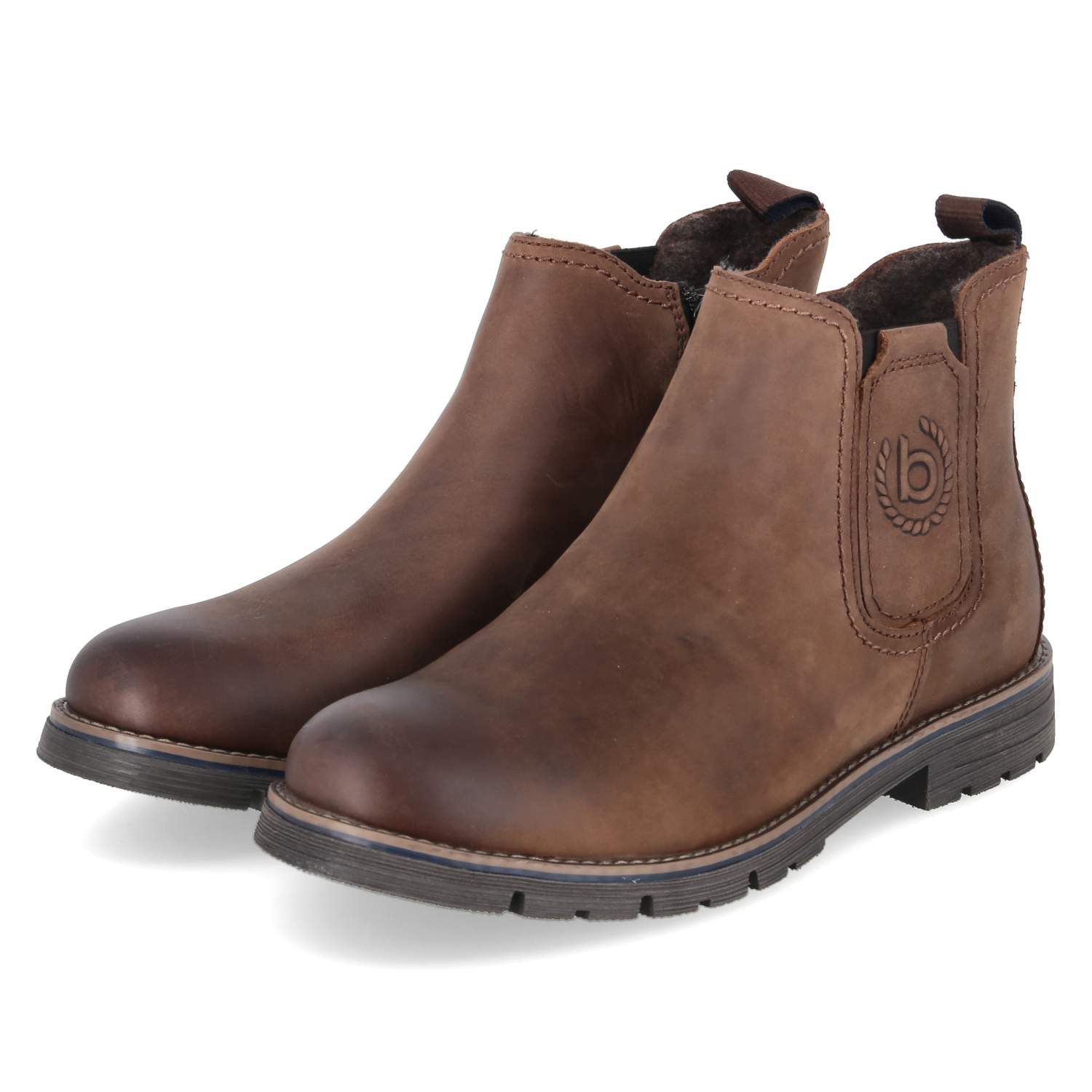 bugatti Bugatti Chelsea Boots 321AYF321200-6300 Herren Rauleder brown Stiefel