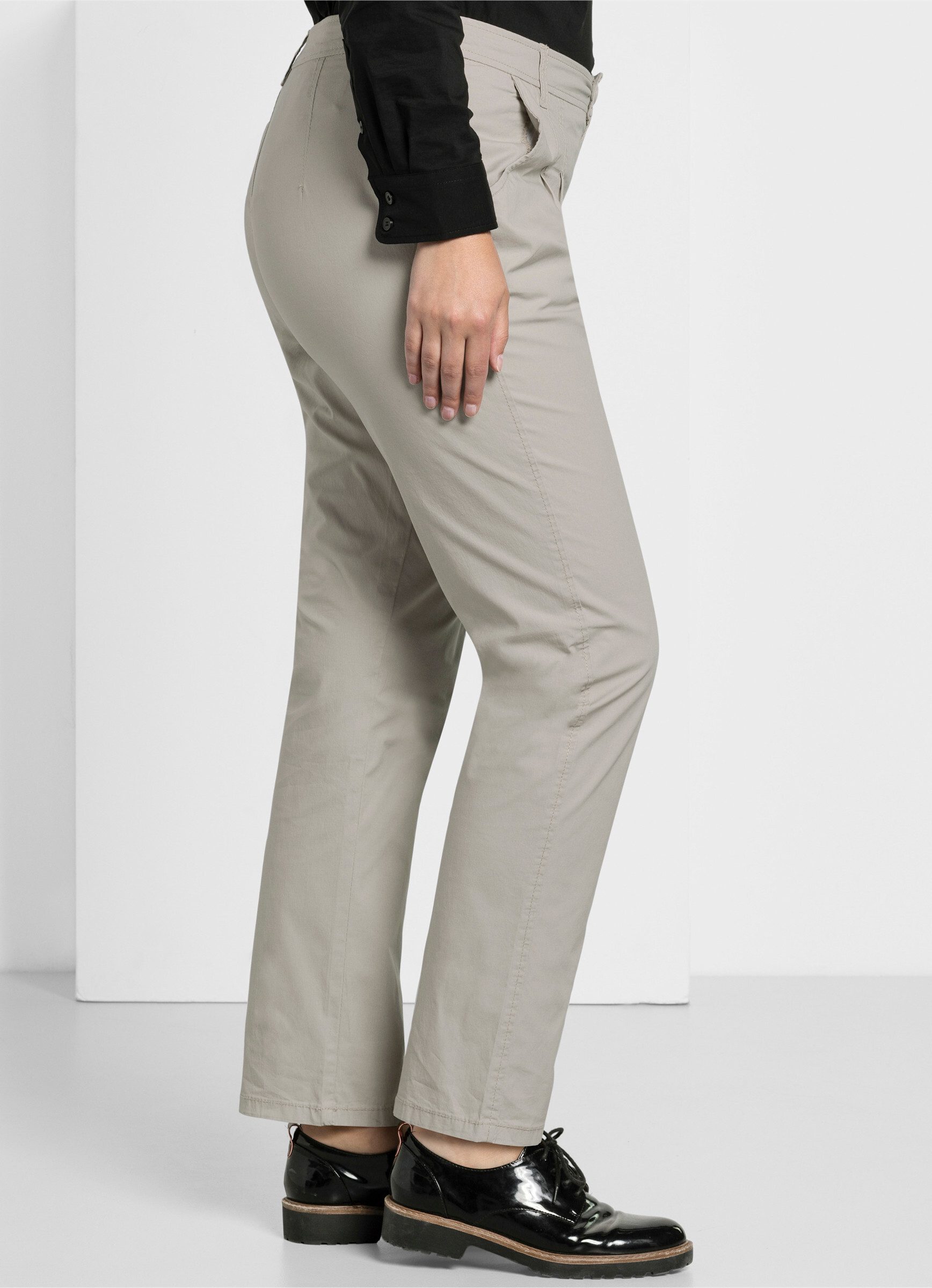 Sheego Jerseyhose Chinohose Länge ca. 88 günstig online kaufen