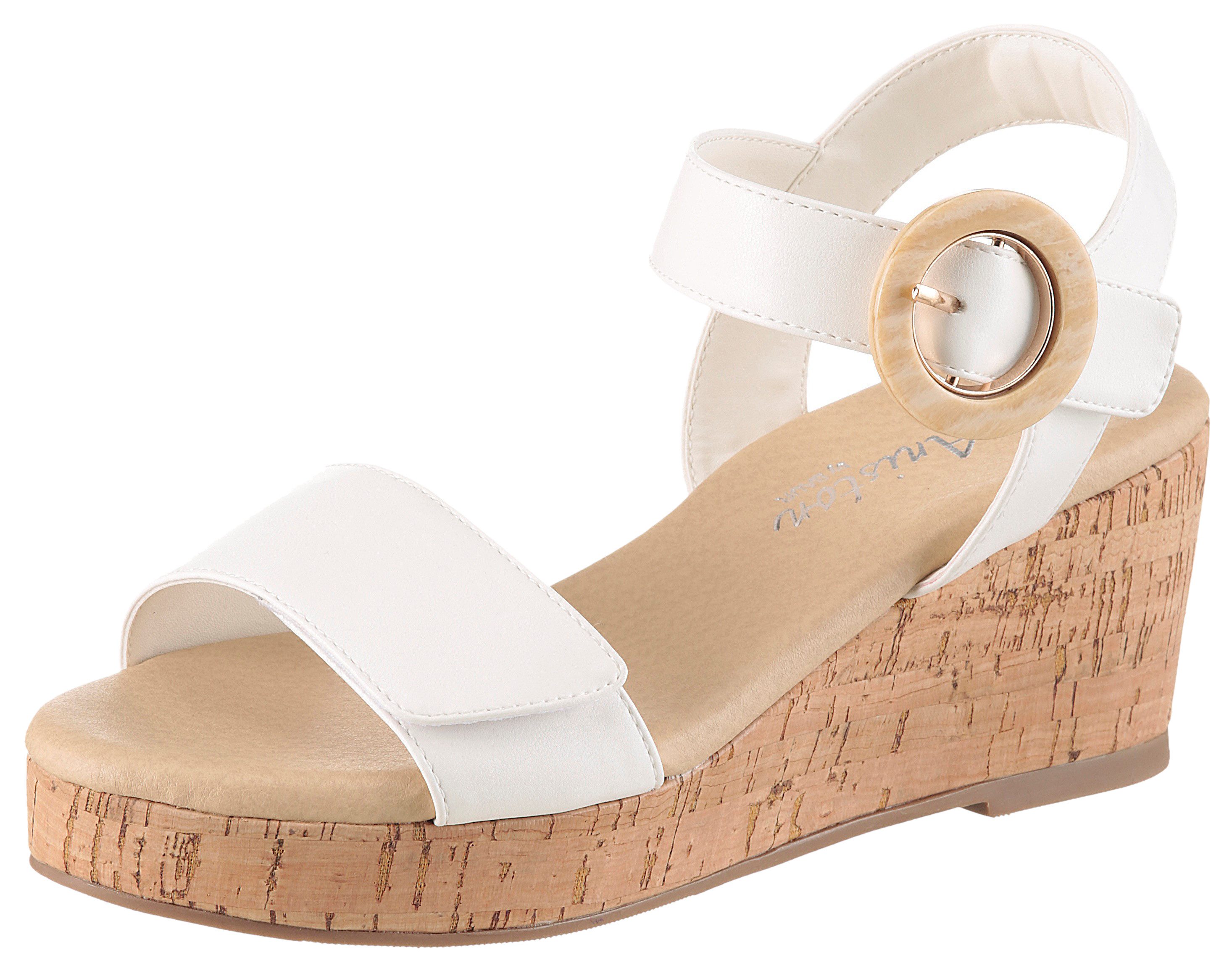Aniston SHOES Plateausandale Sommerschuh, Sandalette - NEUE KOLLEKTION