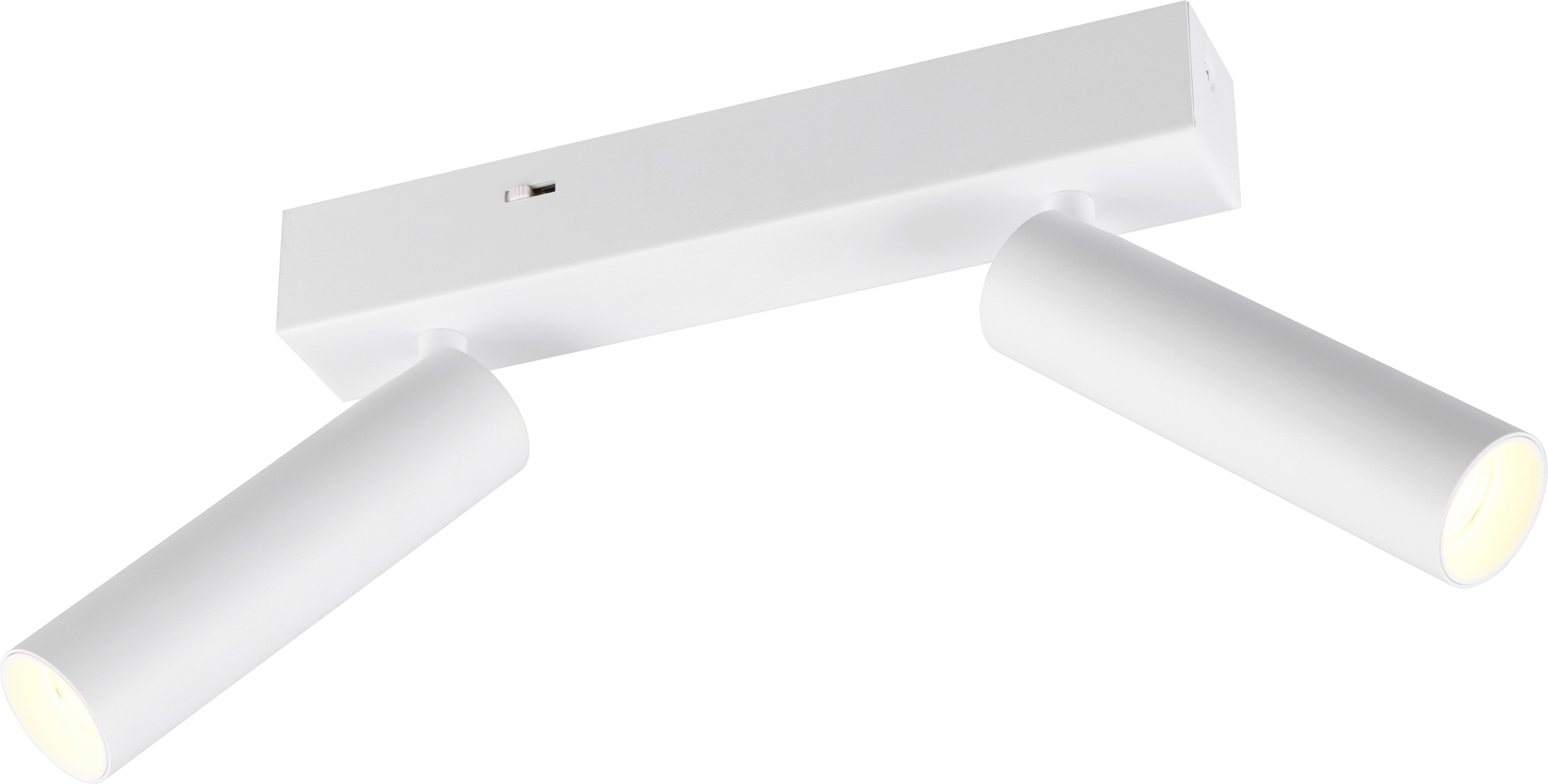 TRIO Leuchten LED Deckenstrahler AMBALA, LED Spot, 500 Lumen CCT 2300/3000/4000K, Dimmfunktion, mehrere Helligkeitsstufen, LED fest integriert, Farbwechsler, warmweiß - kaltweiß, in 3 Stufen dimmbar per Wandschalter, drehbar schwenkbar Spot