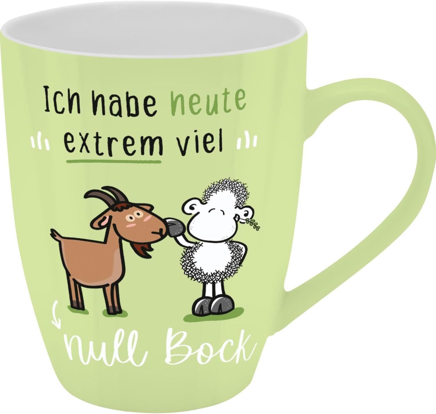 Sheepworld Tasse Sheepworld Becher mit Motiv, Serie "Böse Becher", Schwarzer Humor, New Bone China Porzellan