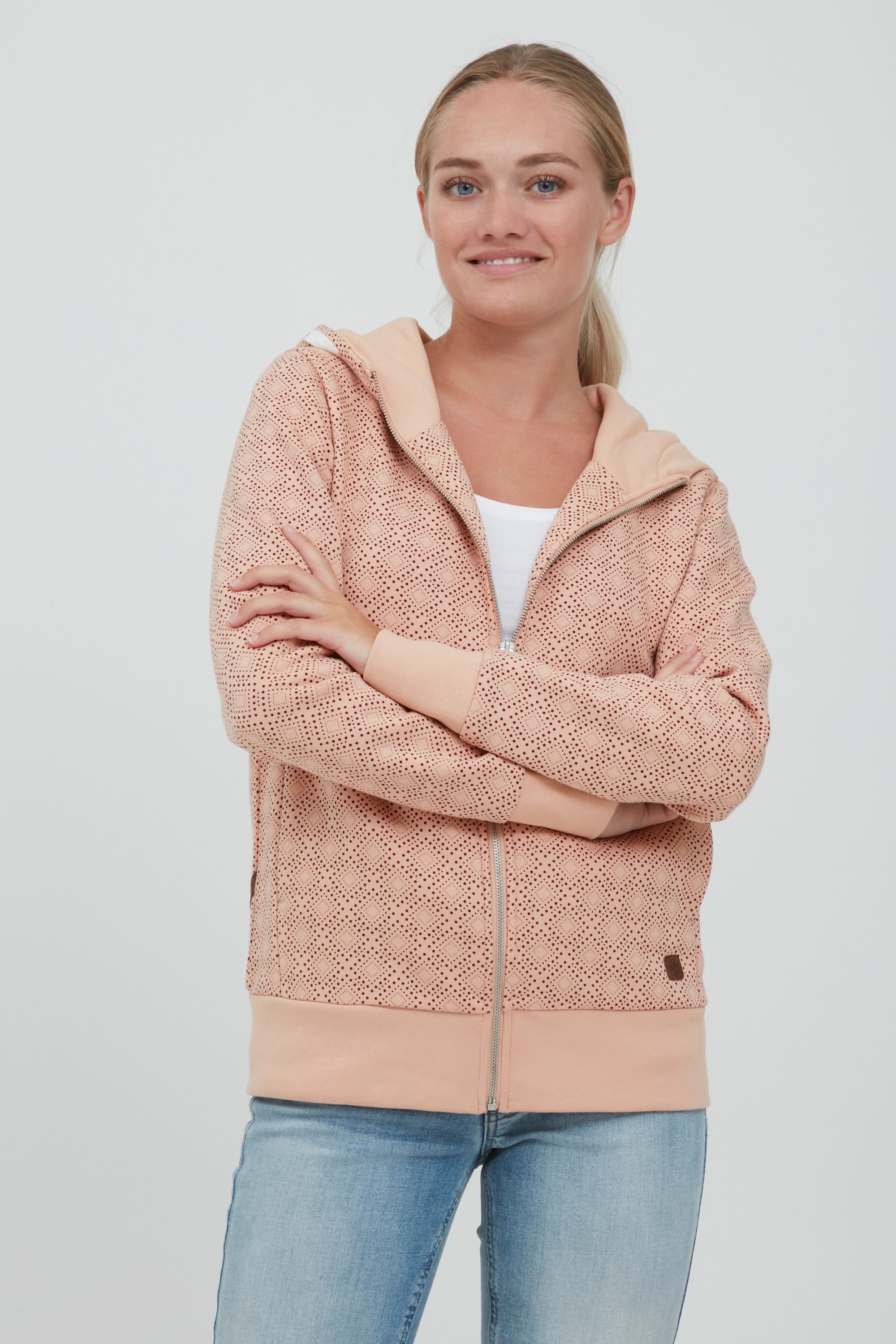 OXMO Kapuzensweatjacke OXVendela Sweatjacke mit Kapuze günstig online kaufen