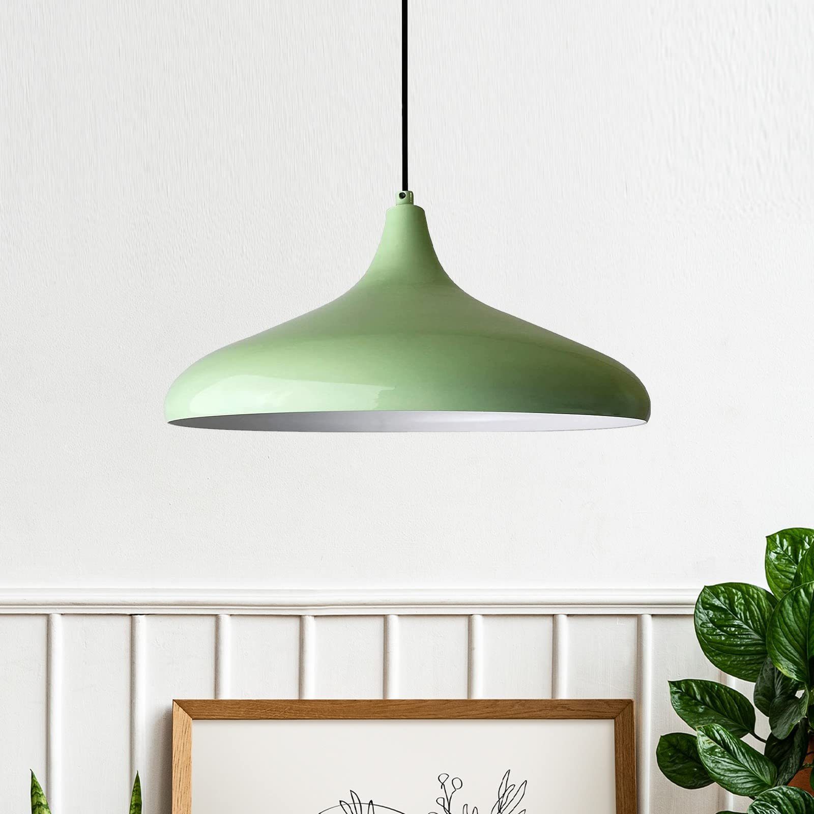 Bamyum Pendelleuchte Bamyum Pendelleuchte Durchmesser 35 cm E27 Metall Moderne Lampe, ohne Leuchtmittel