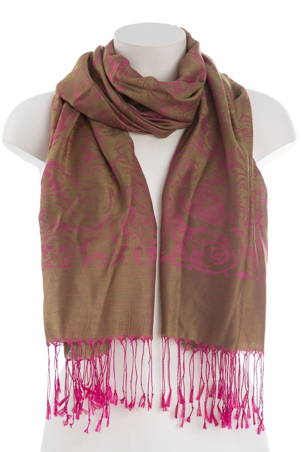 Design, Pink Baumwolle Design Modetuch Mia aus Goodman Modeschal Seide Schal mit femininen und