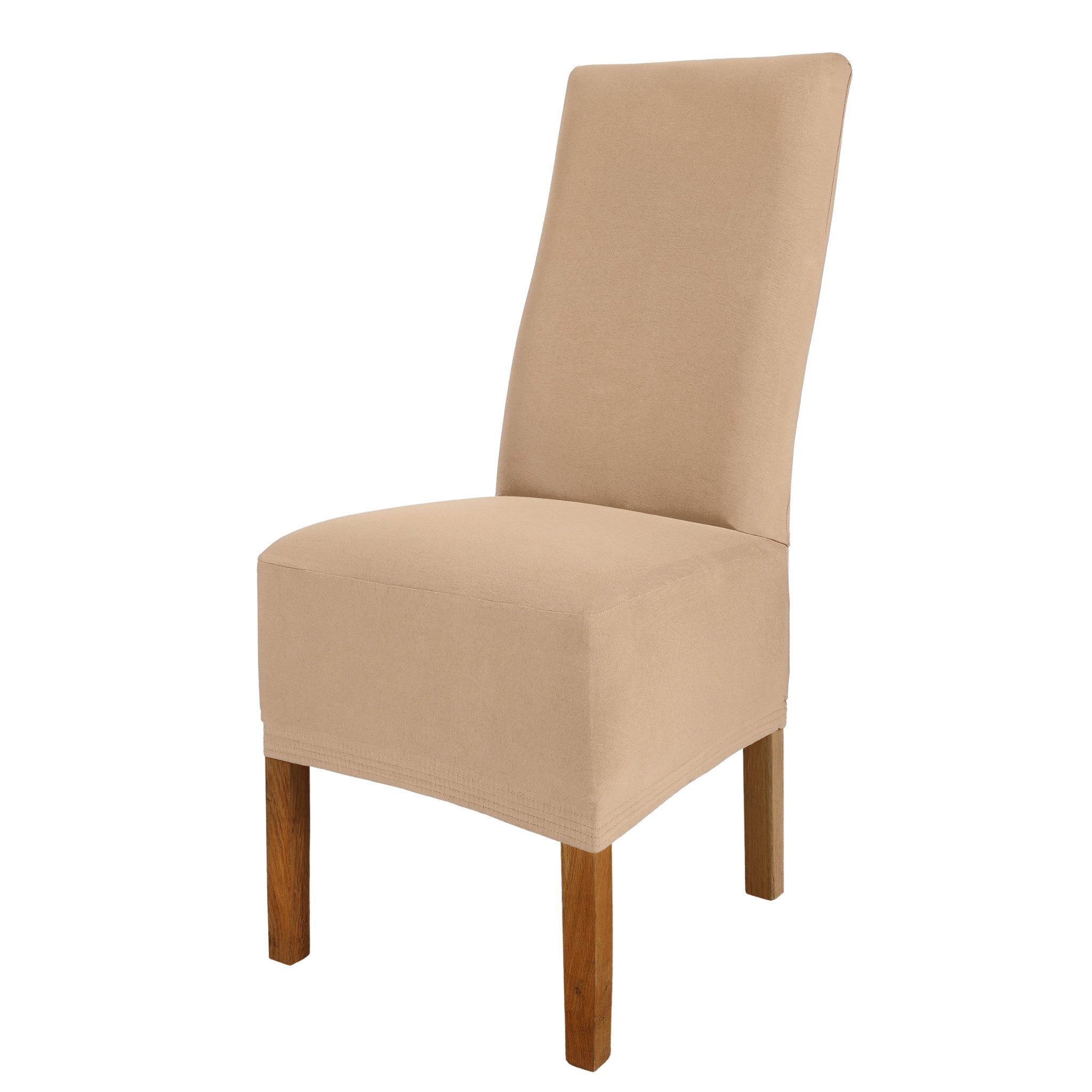 sh SCHEFFLER-HOME LIVE HOMESTYLE Stuhlhusse Moderner Stuhlbezug "Emma" aus elastischer Baumwolle Cottina, abnehmbarer & waschbarer Spannbezug für Stühle