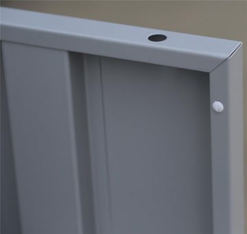 Steelboxx Fächerschrank ClassiX Schließfachschrank, 2 Abteile à 3 Fächer, 1800 x 800 x 500 mm (1-St) erforderlich
