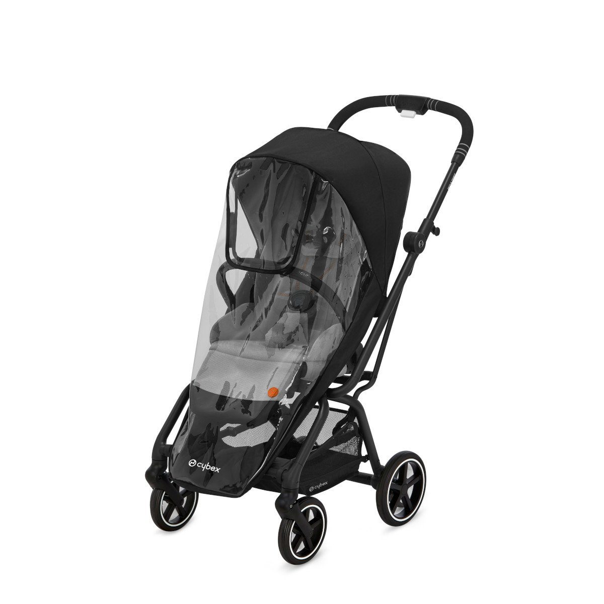 Kinderwagen-Regenschutzhülle Cybex Gold - Regenverdeck für Eezy S Twist 2 Line transparent