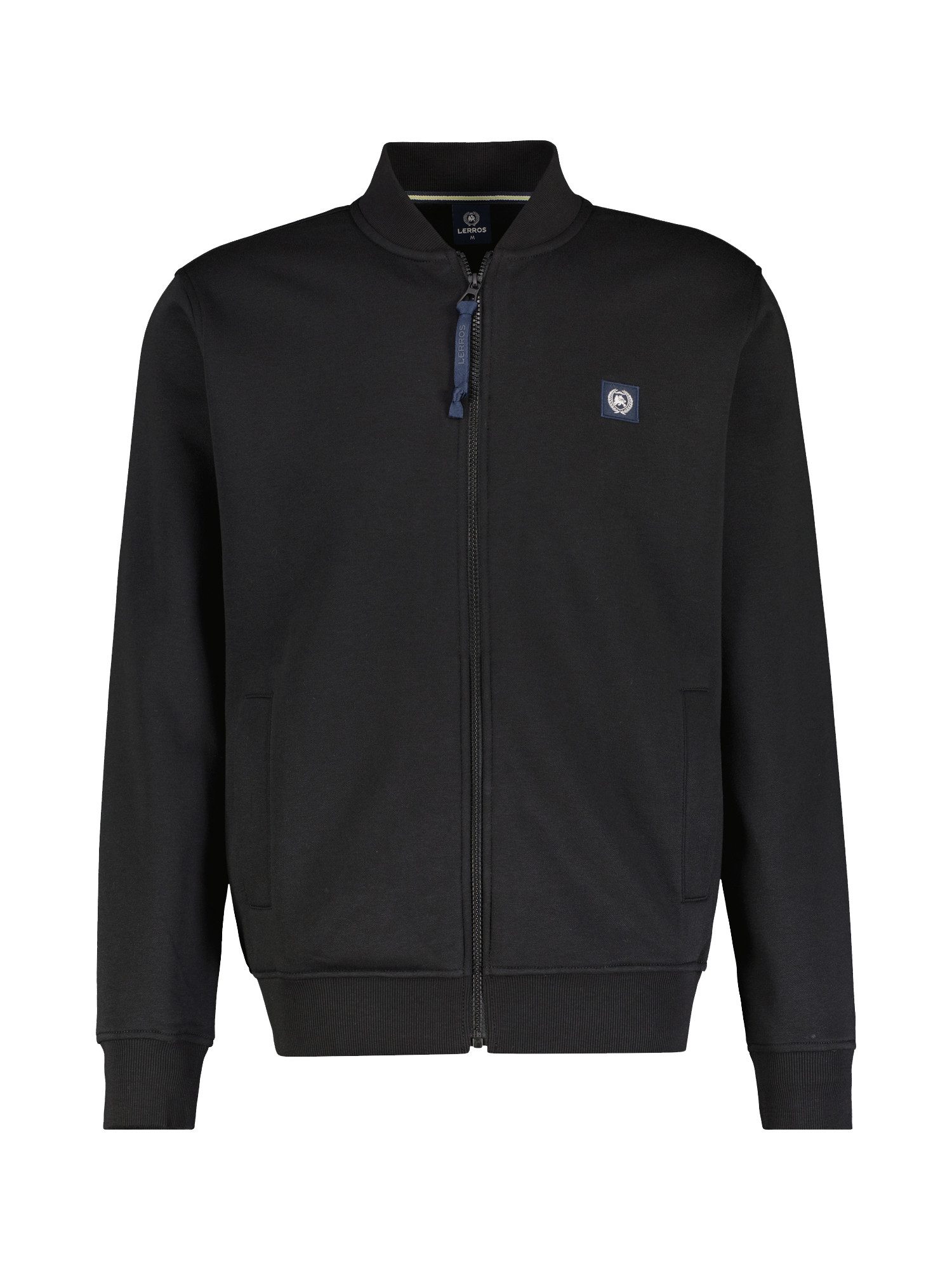 LERROS Sweatjacke Sweatjacke mit Collegekragen