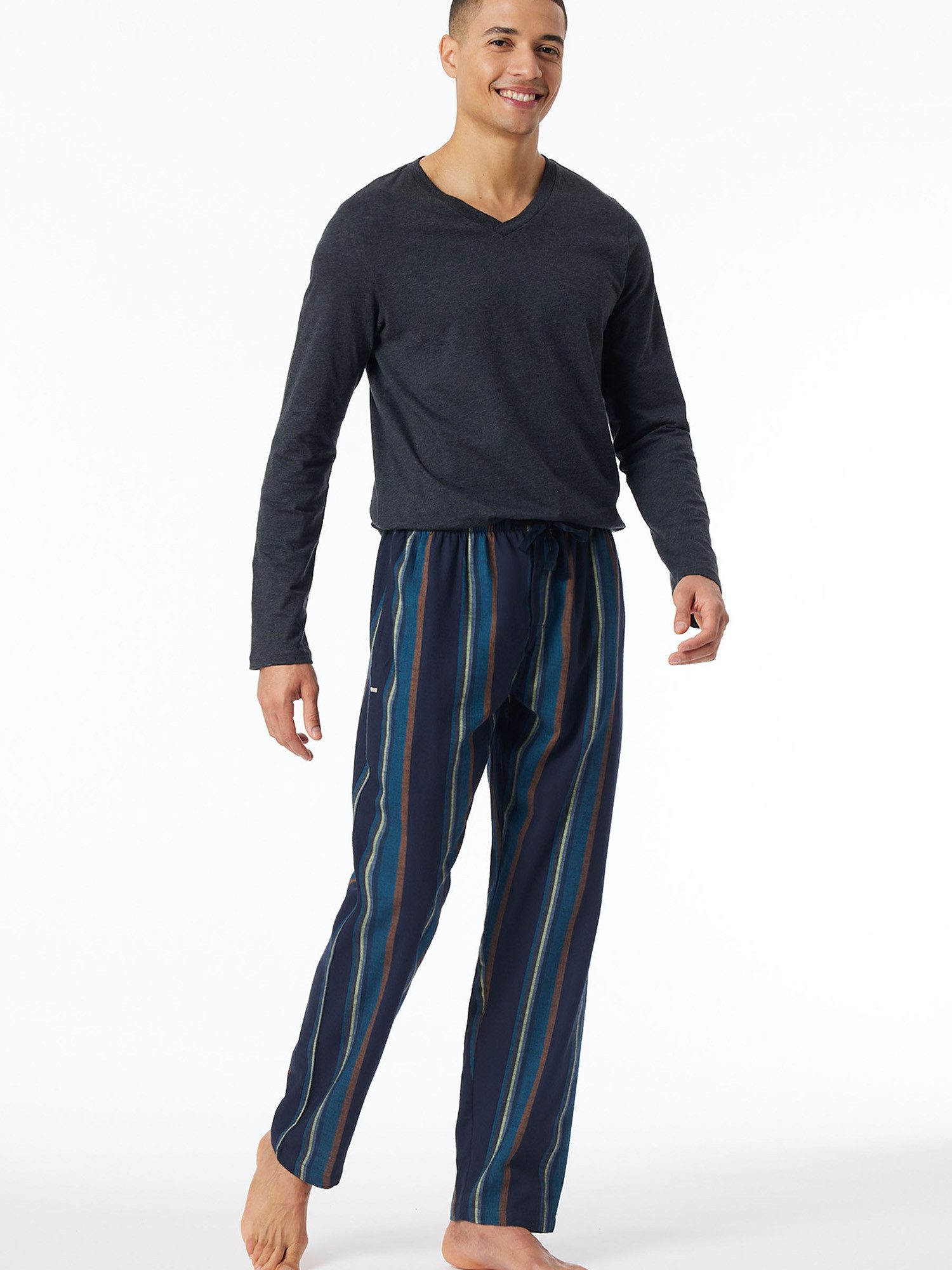 Schiesser Pyjamahose Mix & Relax Flanell günstig online kaufen
