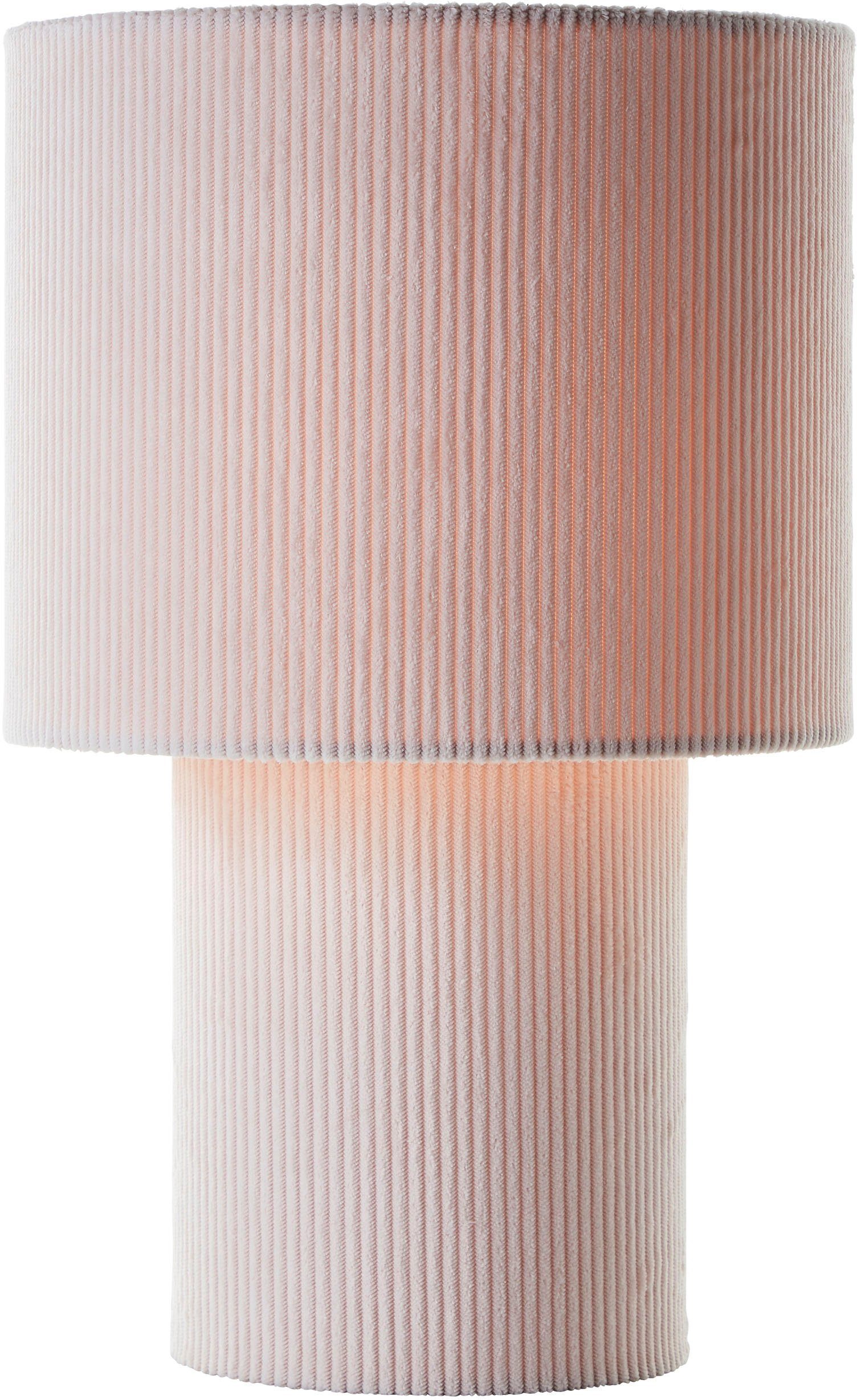 Tischlampe 45 by Höhe Gercke Home LeGer Tischleuchte Yasmina, Lena Leuchtmittel, ohne cm Cord-Leuchte,
