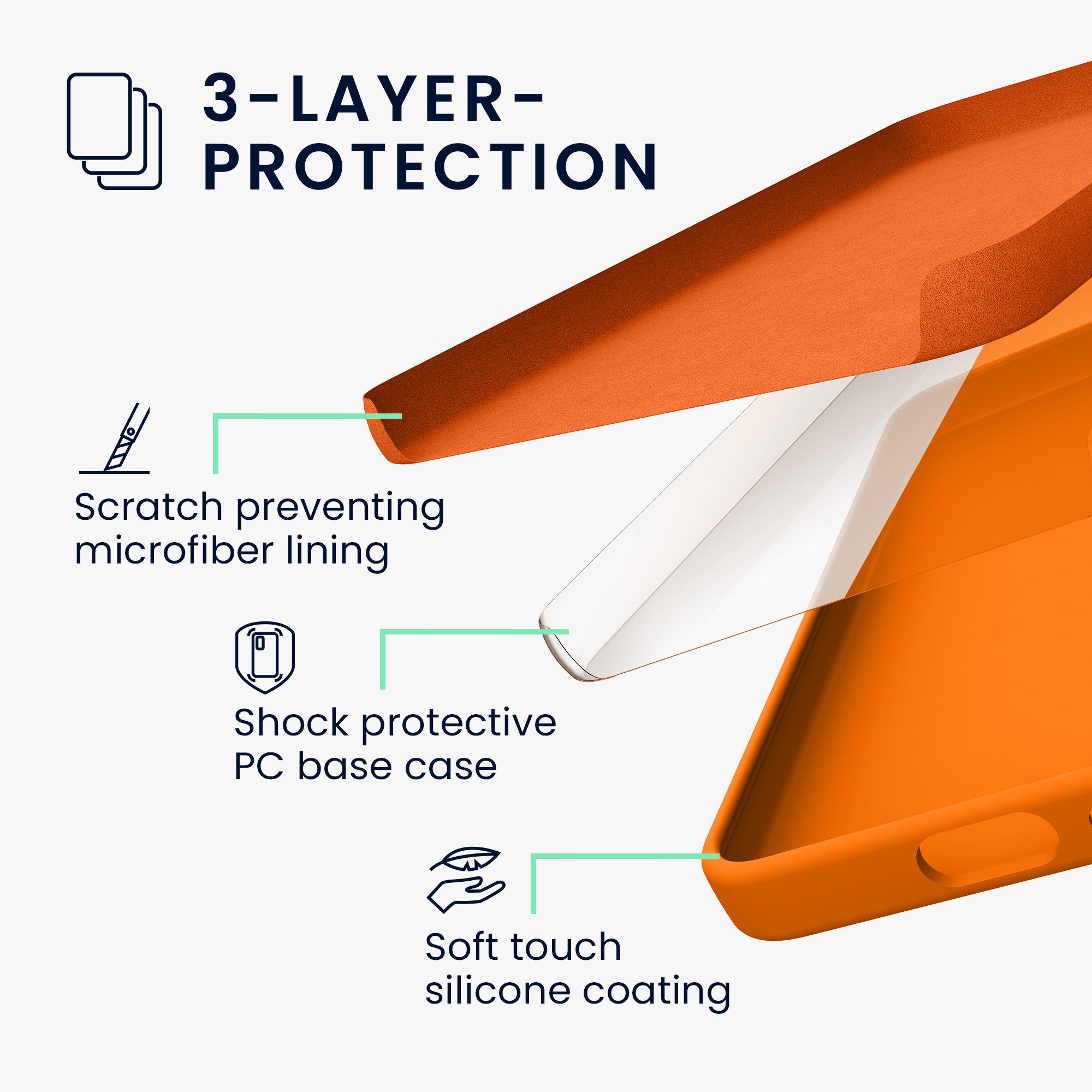 kwmobile Handytasche Handyhülle für Samsung Galaxy S25 Edge Hülle (1-tlg), Weiches Handy Silikon Case - Schutzhülle Cover