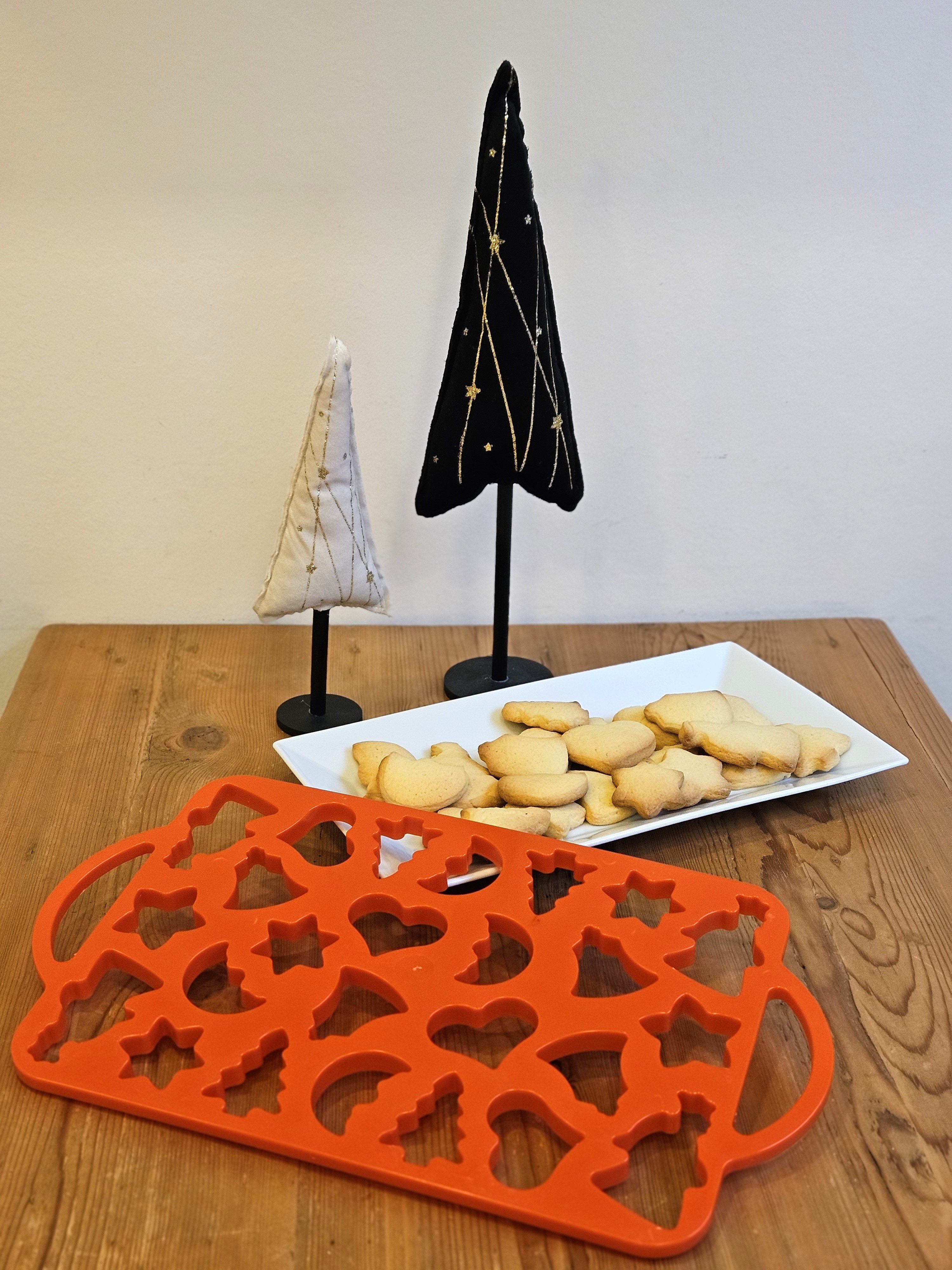 Ruco Ausstechform, Kunststoff, (Set, 2-St), Ausstechschablone für Weihnachtsgebäck