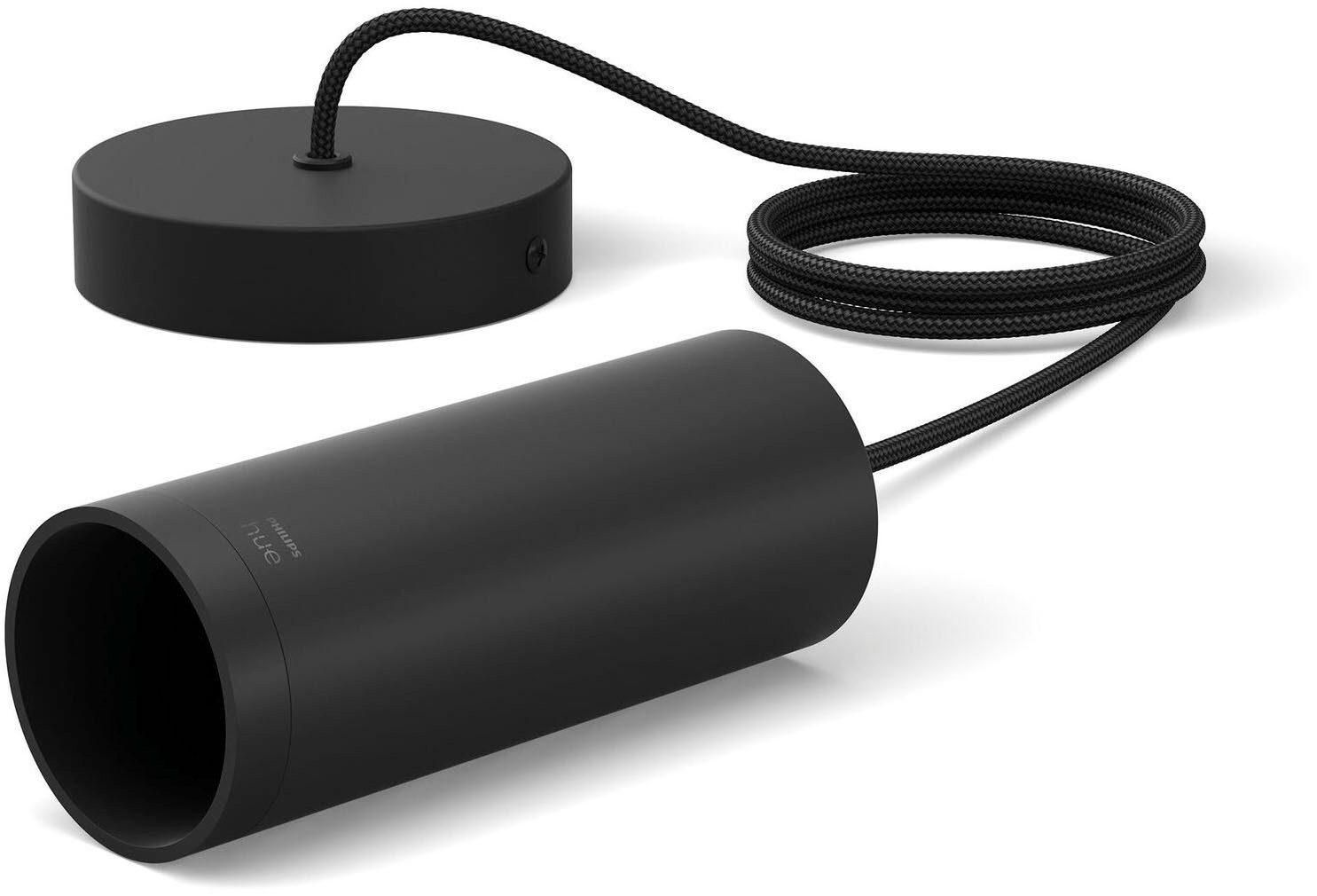Philips Hue Deckenleuchte Schwarze Kordel, ohne Leuchtmittel