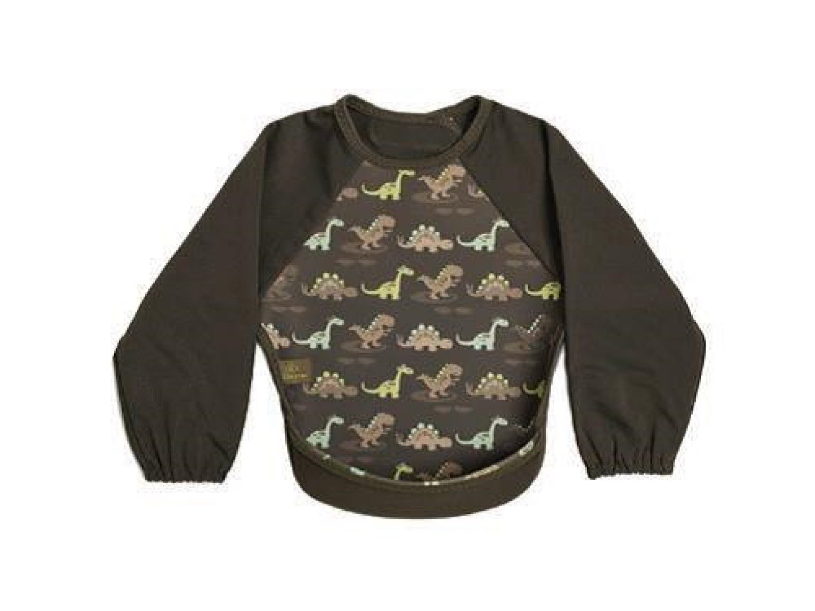 Bibetta Lätzchen aus besonders pflegeleichtem Neopren, mit ausklappbarer Krümelfangtasche und Raglan-Ärmeln