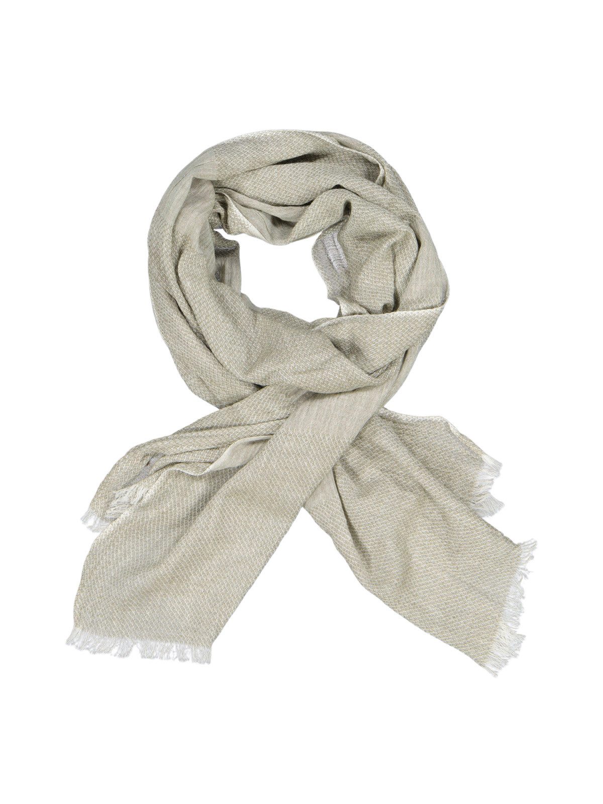 Strickschal Herren Schal uni, Beige