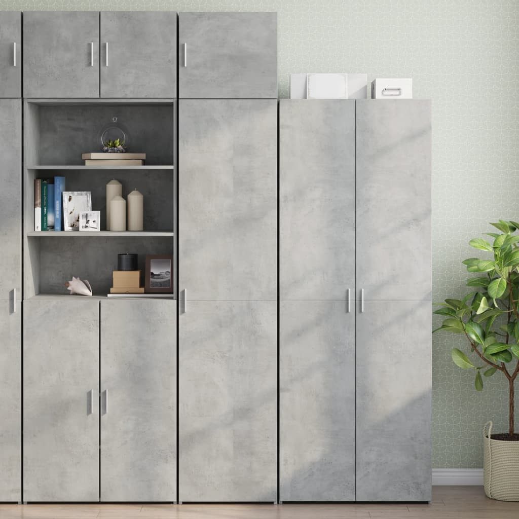 vidaXL Hängeschrank Wandschrank Betongrau 45x42,5x40 cm günstig online kaufen