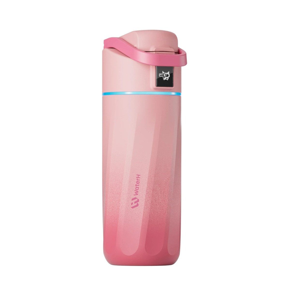WaterH Trinkflasche Boost, LED-Display, Kinder, 475 ml, Rosa