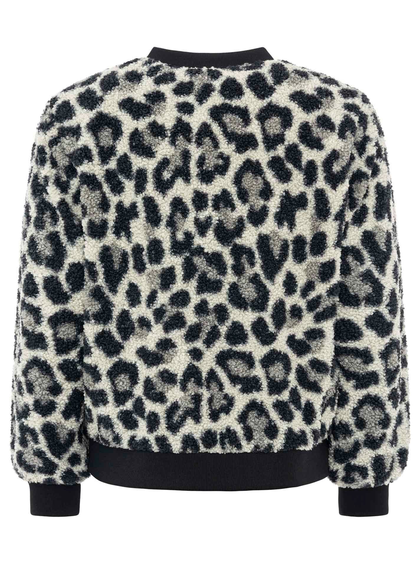 Zwillingsherz Bomberjacke "Classic Leo" stylisch,kuschelig, Rippbündchen – Bild 4 von 4