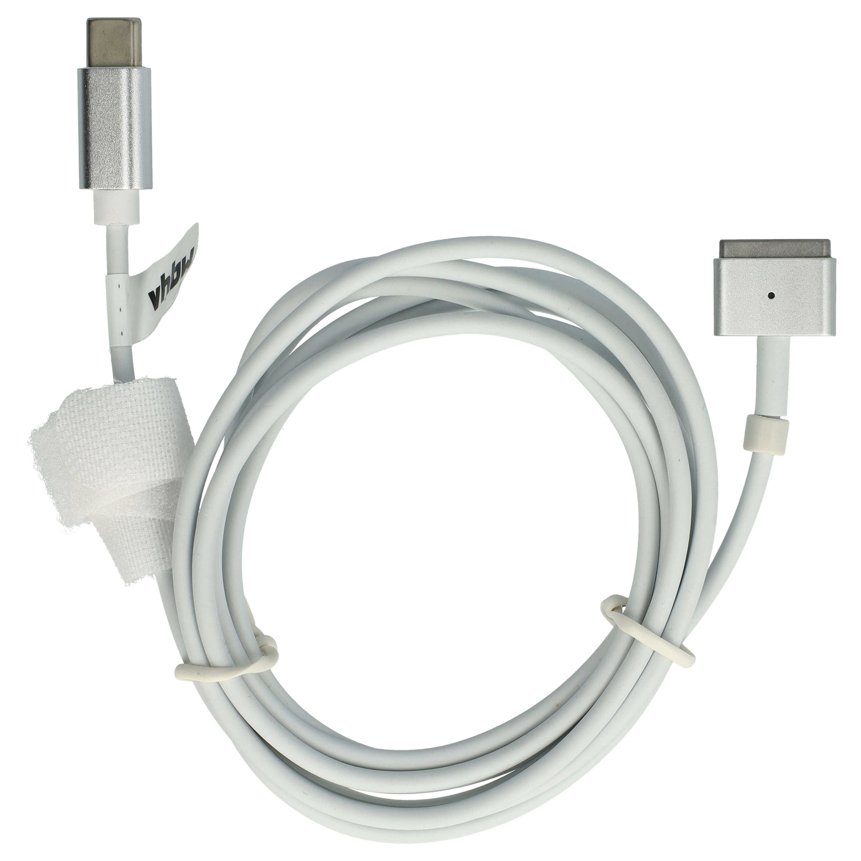 vhbw Adapter passend für Apple Macbook Pro 13" (Ende 2012-2017) Notebook Notebook-Adapter USB Typ C Männlich,Usb Type C, Magsafe 2 Männlich, Tragbar