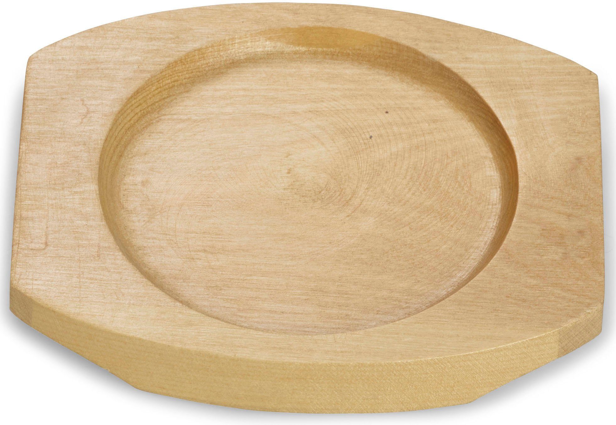 ECHTWERK Kochtopf Mini Cocotte, Emaille, Gusseisen, für Backöfen, Grill, BBQ, Induktion, mit Servierbrett, 200 ml, Ø 10 cm