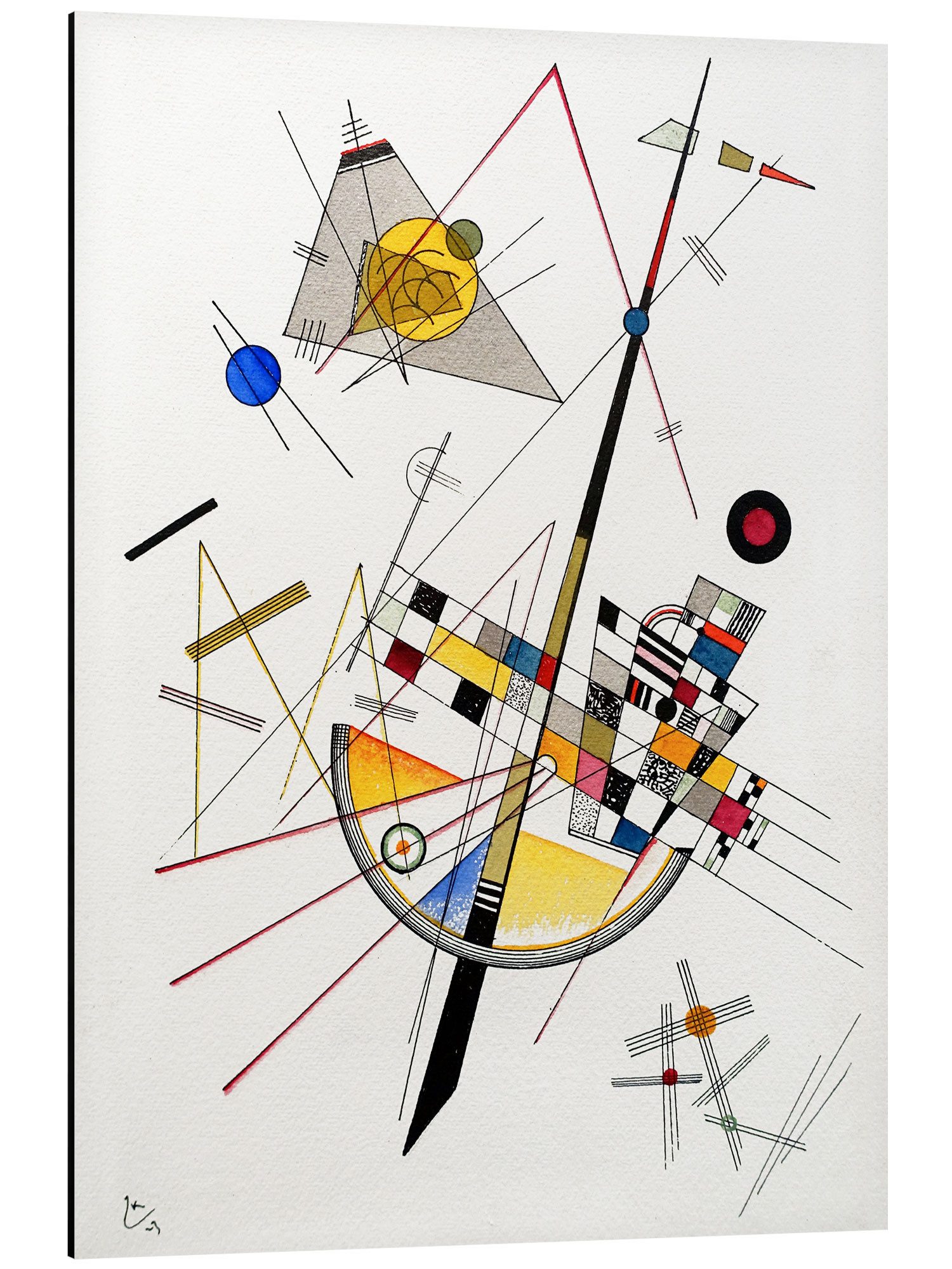Alu-Dibond-Druck Wassily Kandinsky