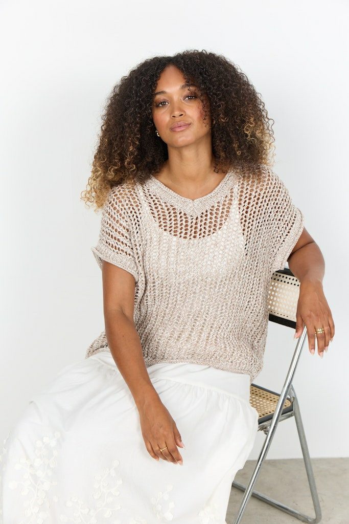 soyaconcept Kurzarmbluse Kurzarmpullover für Damen (1-tlg)