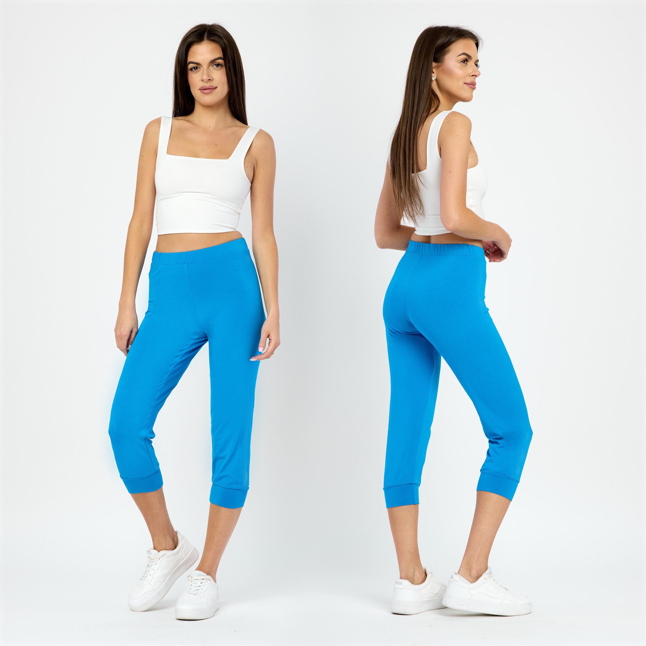 Merry Style Jogginghose Damen 3/4 Hose MS10-261 (1-tlg) elastischer Bund