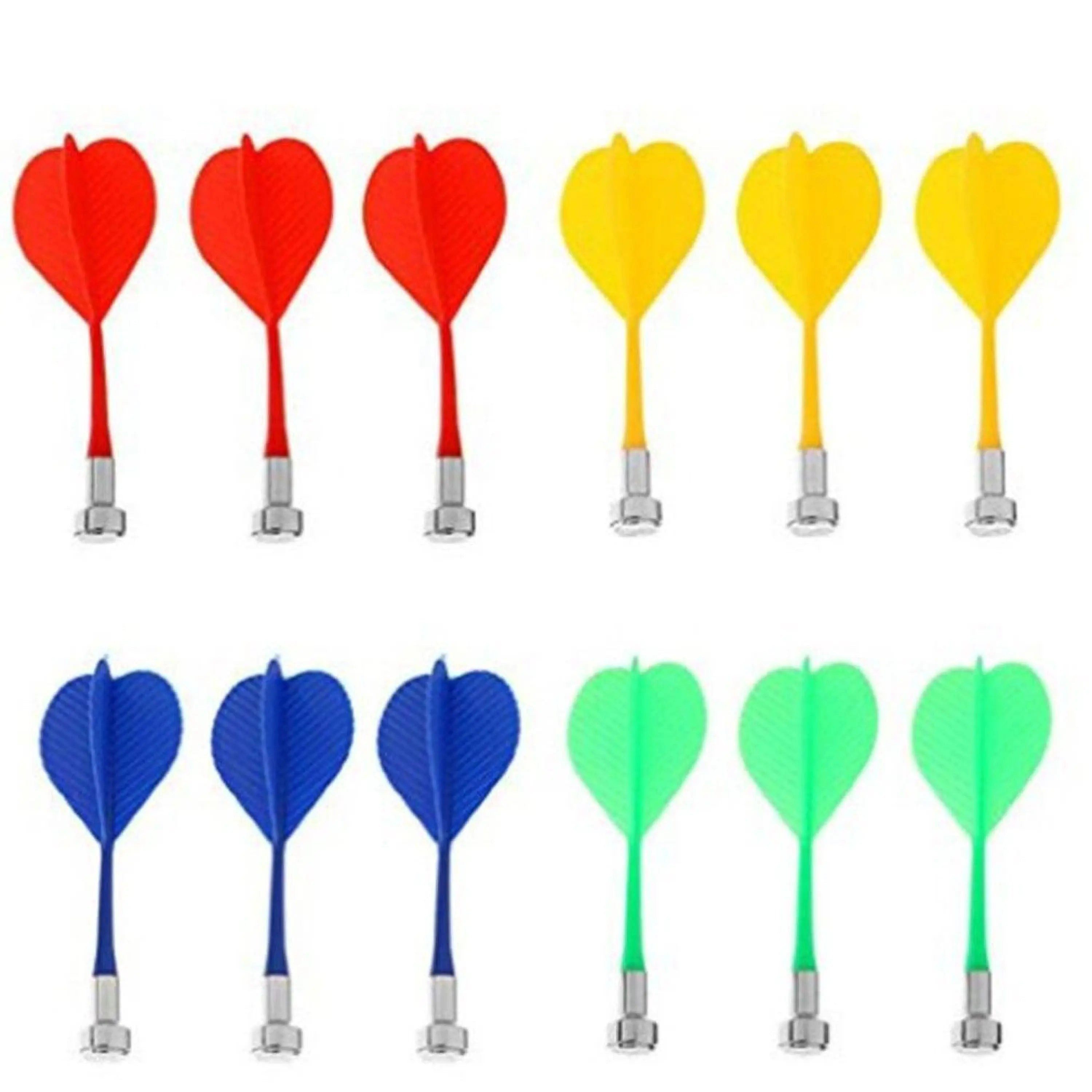 Sport-Knight® Dartpfeil Dartpfeile Magnet 12 Stk., mehrfarbig