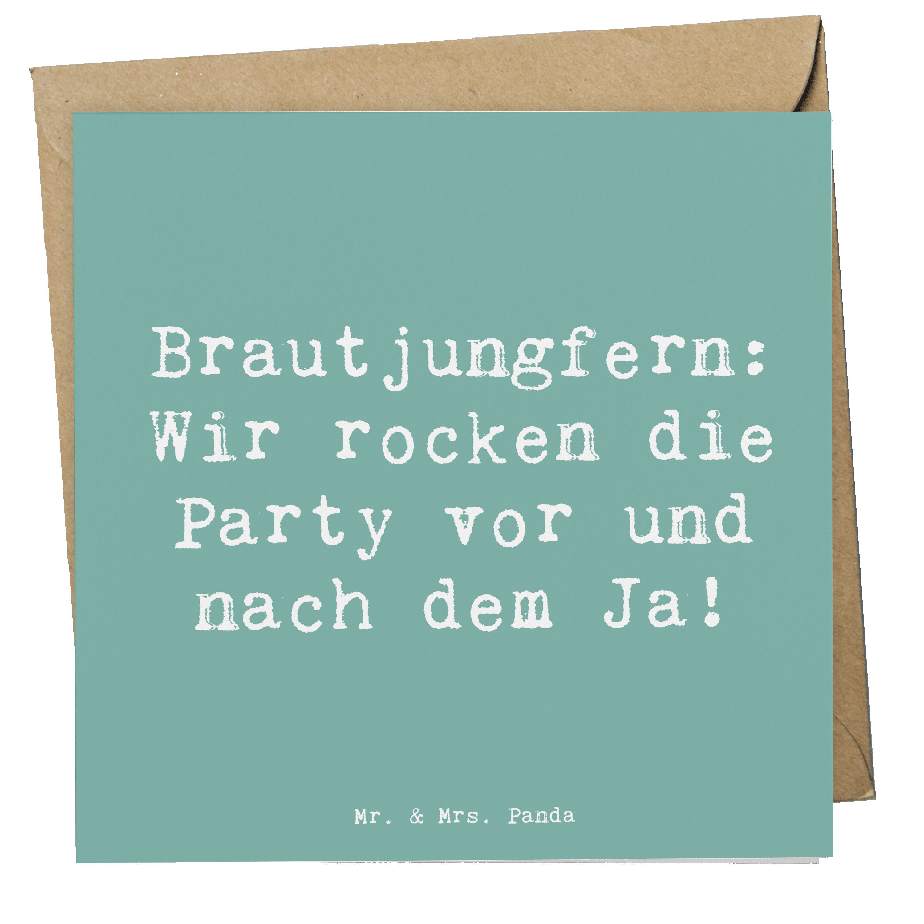Grußkarte Brautjungfern Party - Meeresbrise - Geschenk, Ja, Hochtzeit, Hochwert