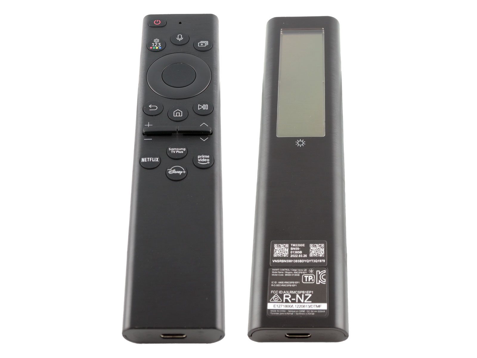 azurano Ersatz für SAMSUNG BN59-01385B Fernbedienung (BN59-01385B, TM2280E, SOLAR, SOLAR / USB-C, Sprachfunktion)