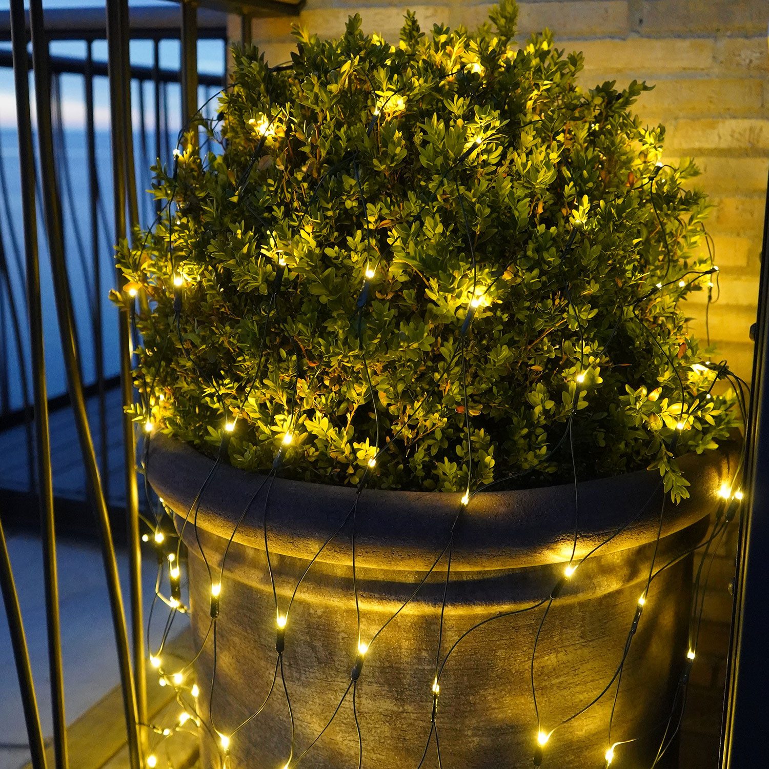Sirius Home A/S LED-Lichternetz Easy-Line warmweiß outdoor grün, Fernbedienbar