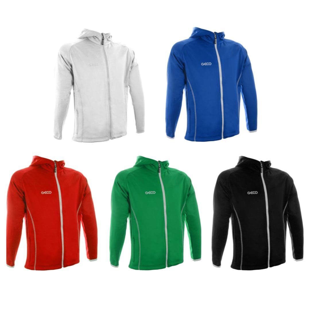 GECO SPORTSWEAR Trainingsjacke Geco Trainingsjacke Hurrican Präsentationsjacke Fußball mit Kapuze