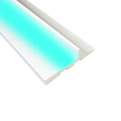 BaukastenStore Abschlussleiste Muster LED Sockelleisten & Deckenleisten, INO-5 - 4.5x14.8cm