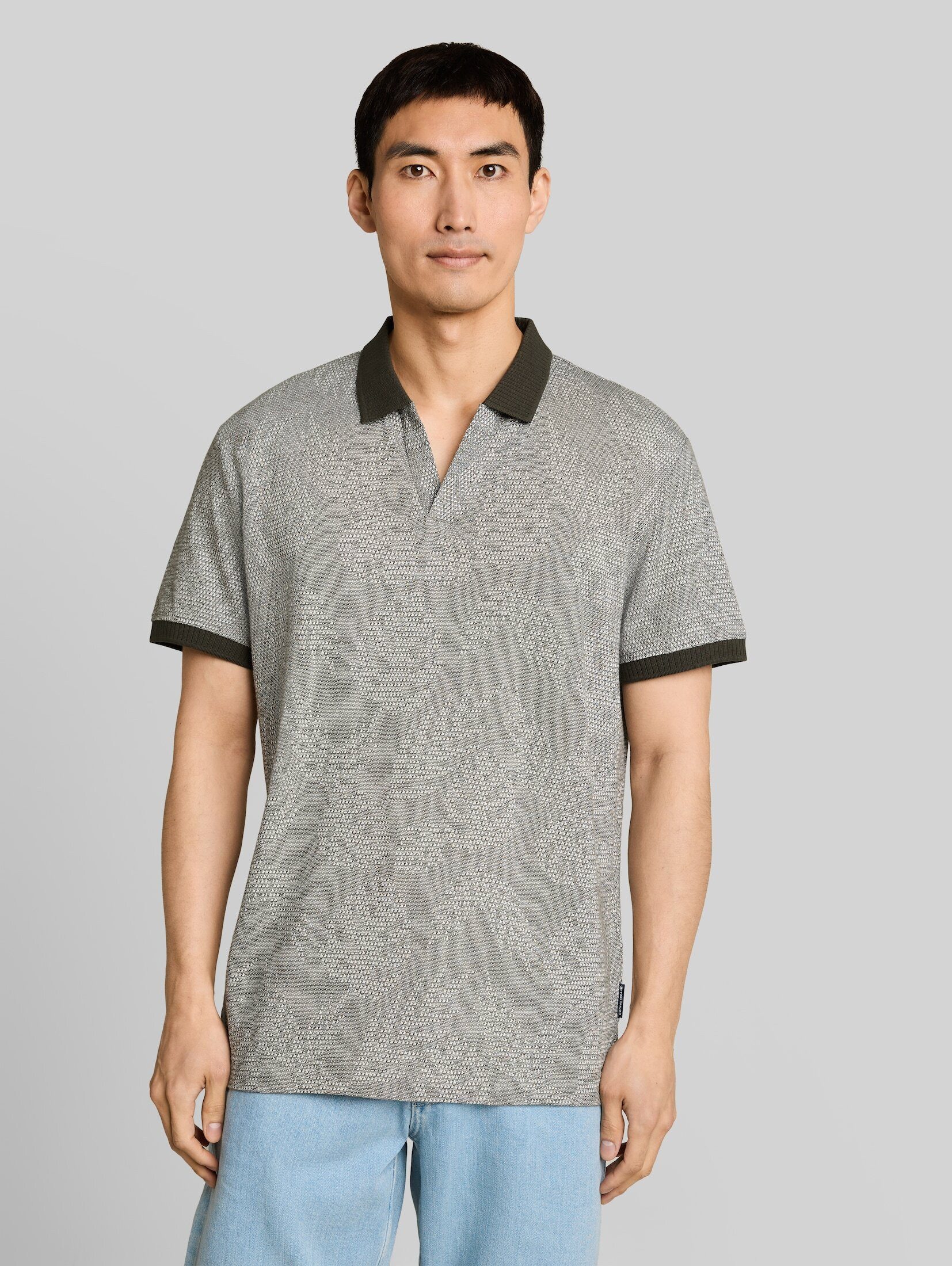 TOM TAILOR Poloshirt Poloshirts Jacquard Poloshirt mit Muster