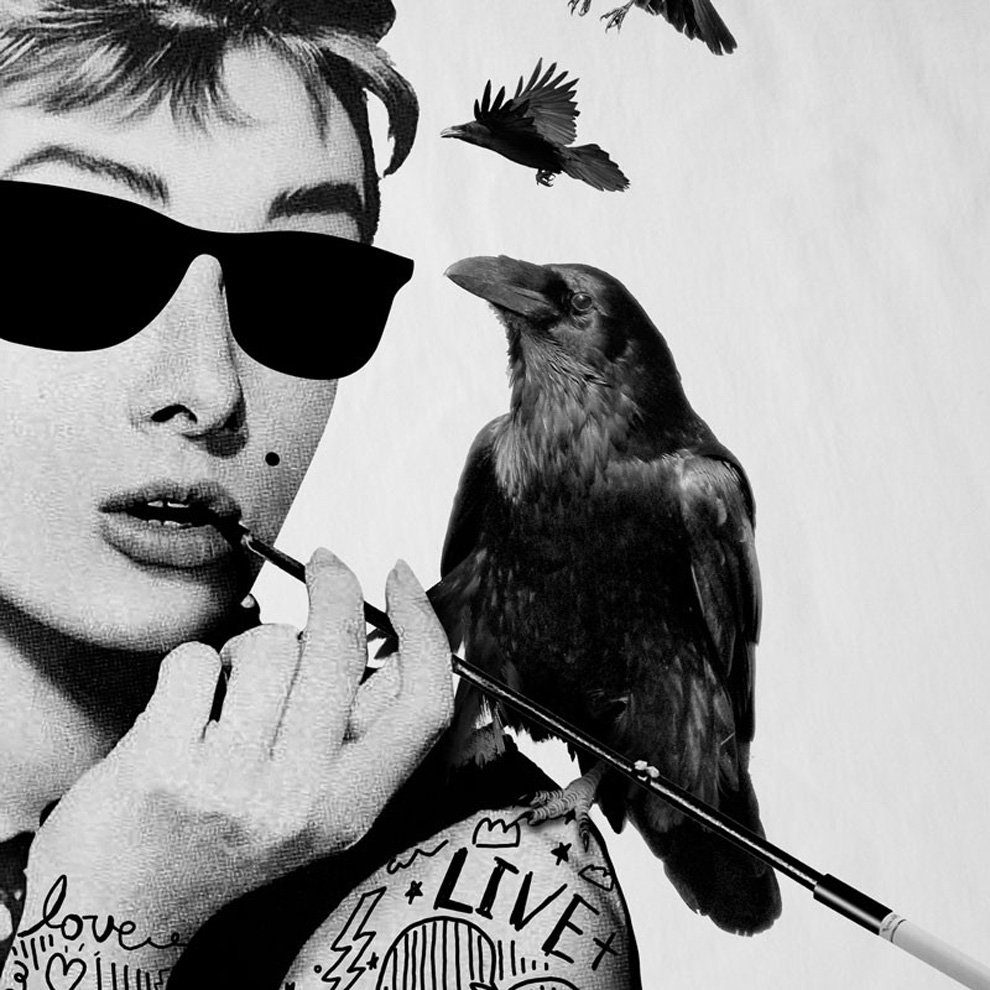 style3 T-Shirt Audrey Tattoo hepburn tatoo günstig online kaufen