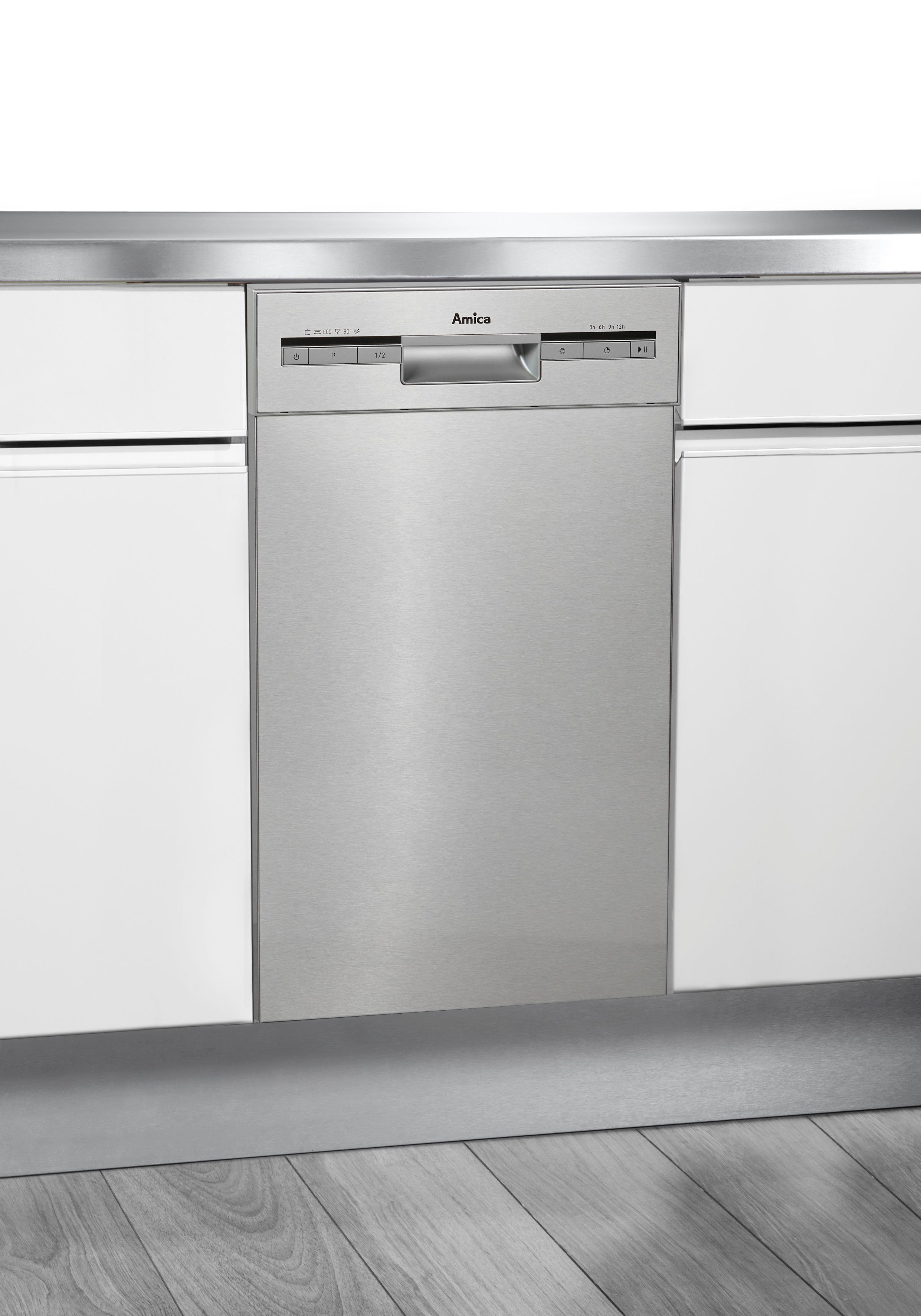 Amica Unterbaugeschirrspüler EGSPU 500 910-1 E, 10 Maßgedecke, Flexibel spülen – sauber, sicher und jederzeit bereit