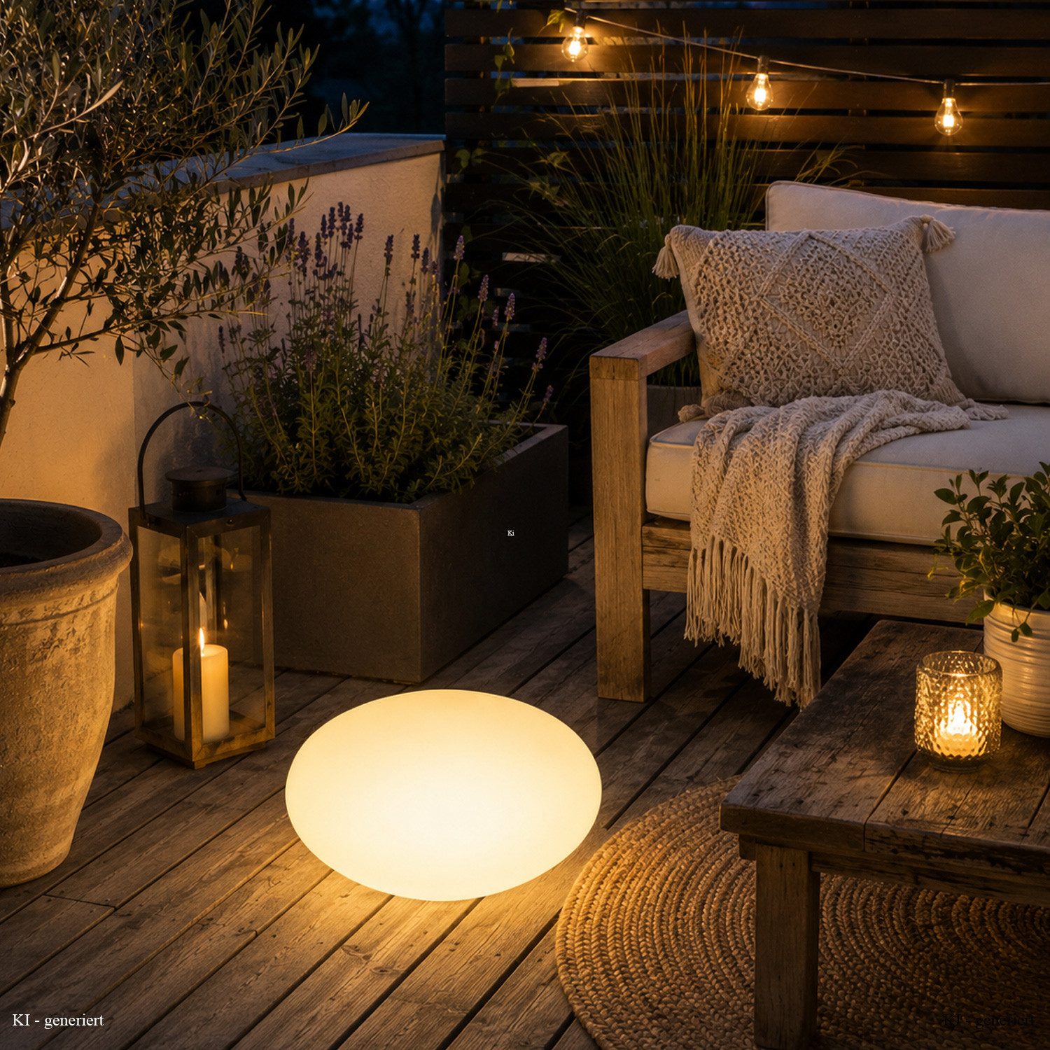 SATISFIRE LED Dekoobjekt LED Stein 35cm Leuchtstein warmweiß outdoor Leuchtobjekt Dekostein, LED Classic, warmweiß (2100K bis 3000K)