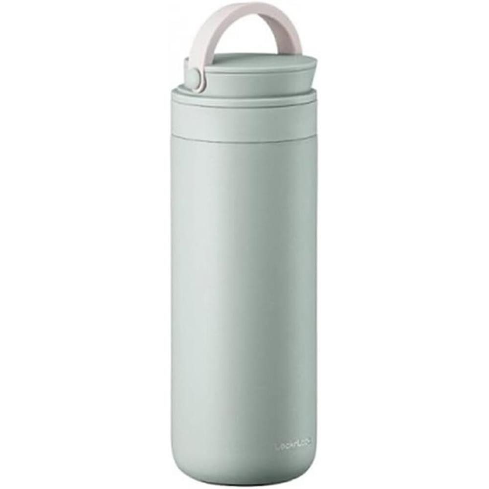 LocknLock Thermobecher Metro Zwei-Wege-Thermobecher 475 ml, Silikongriff, rutschfester Boden, auslaufsicher, doppelwandig